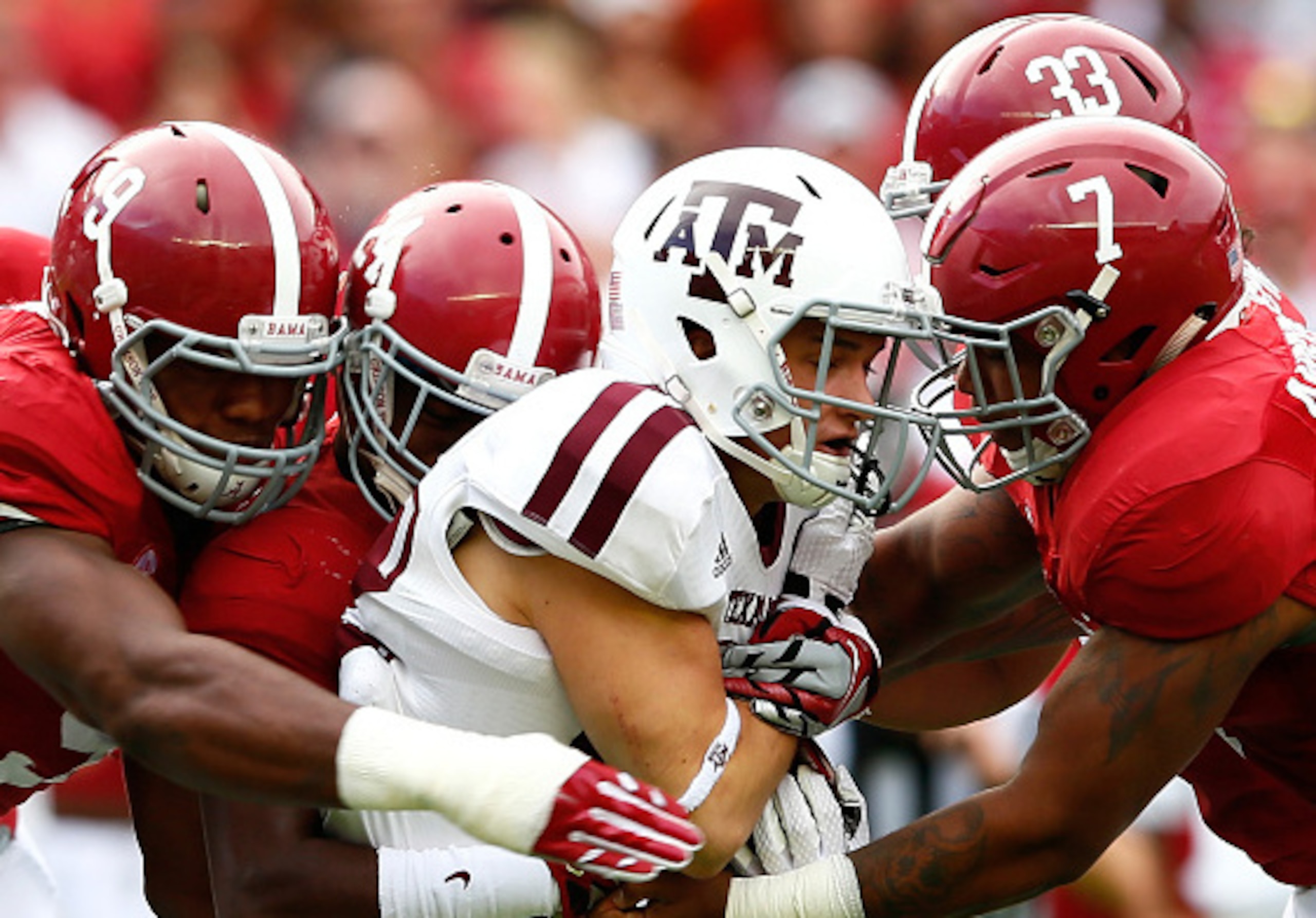 Alabama dictated the tone and the tempo during last year's game with Texas A&M, and will try and do so again Saturday.