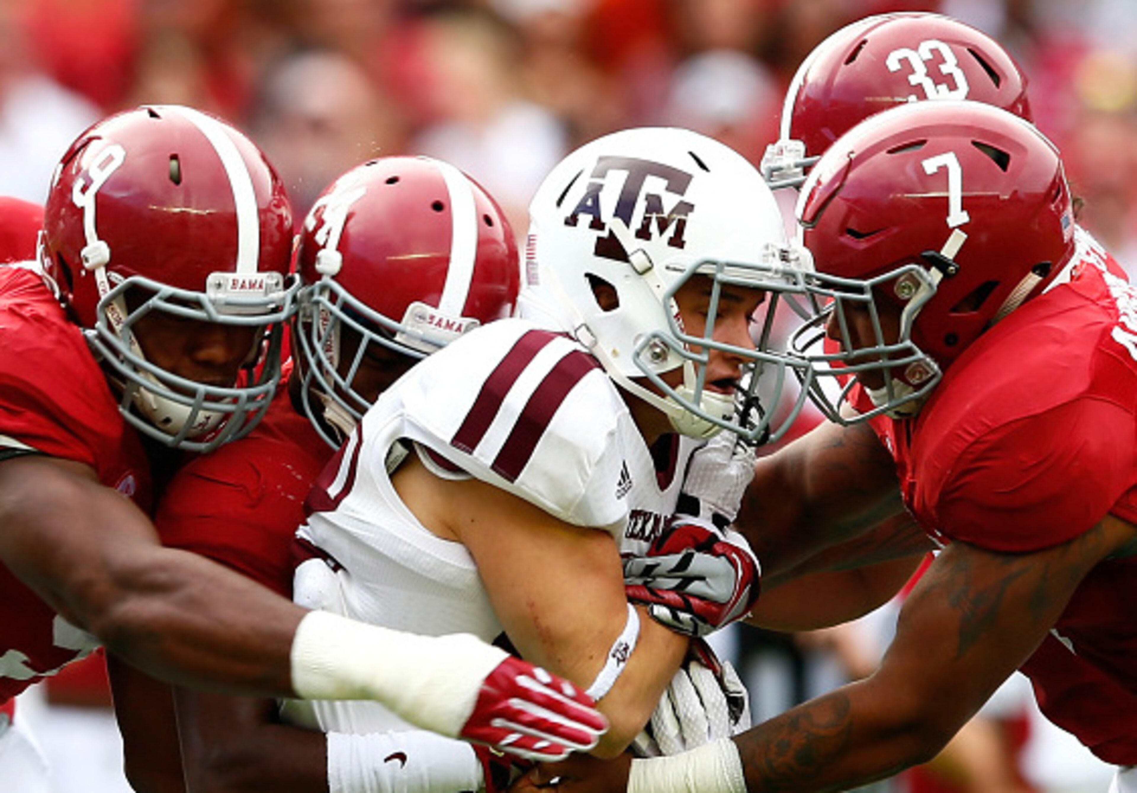 Alabama dictated the tone and the tempo during last year's game with Texas A&M, and will try and do so again Saturday.