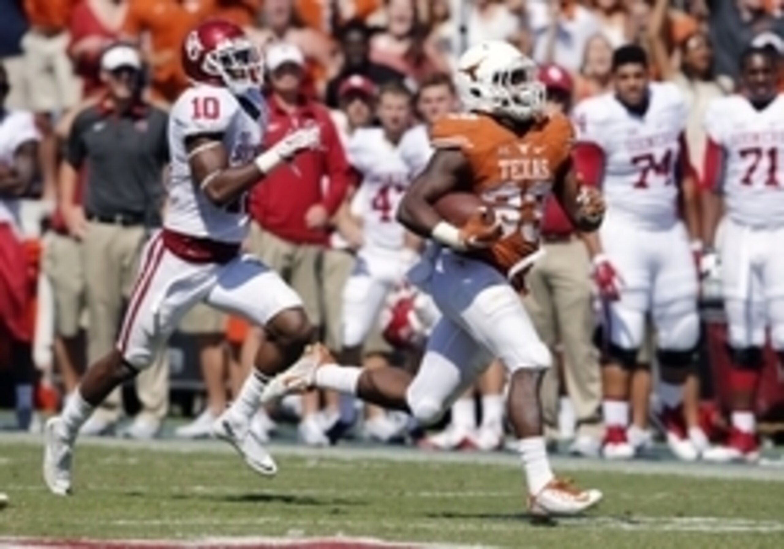 Foreman's blend of size, toughness and speed has allowed him to become the Longhorns' best running back. Foreman's blend of size, toughness and speed has allowed him to become the Longhorns' best running back.