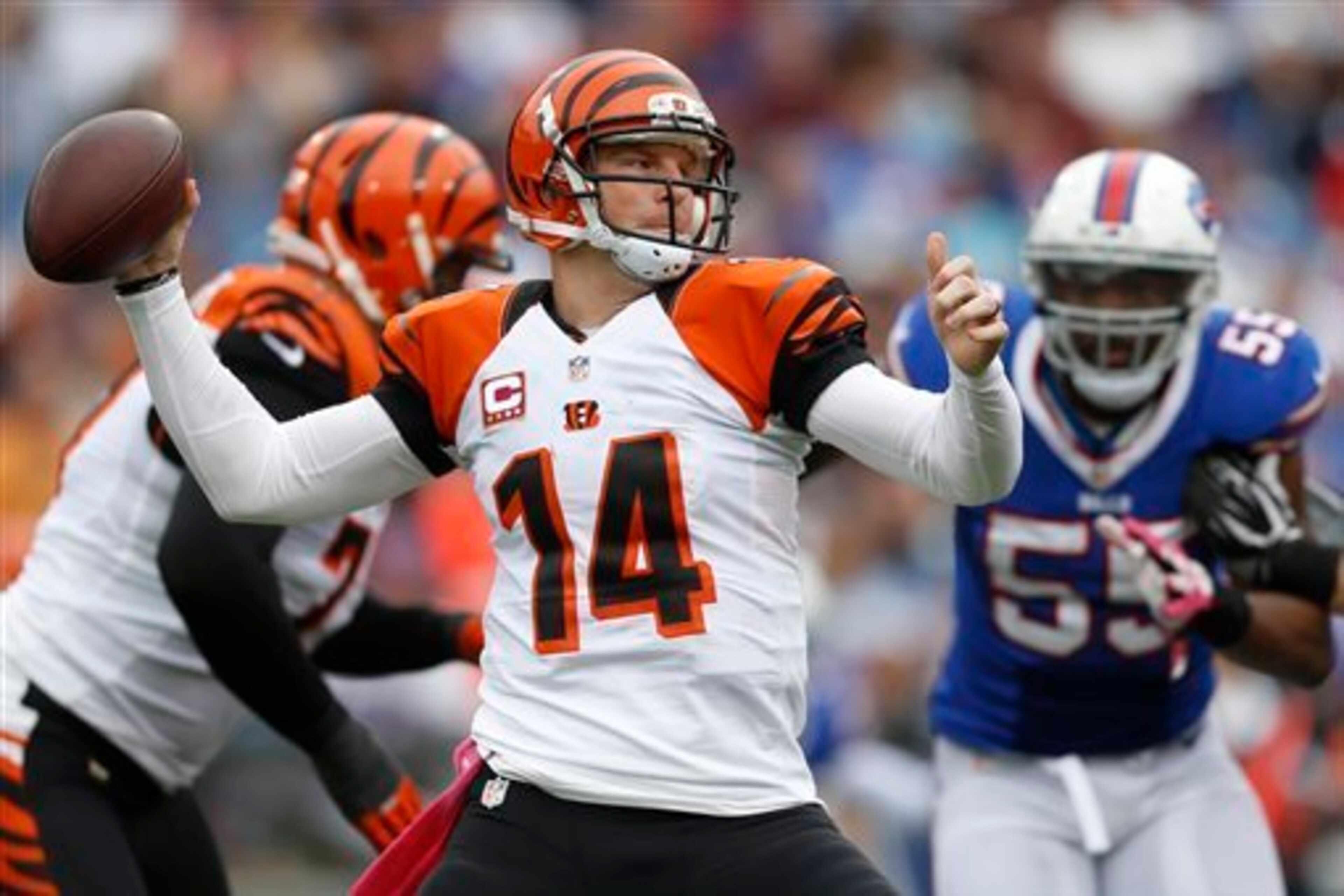 Andy Dalton and the Cincinnati Bengals visit the Buffalo Bills in Week 6.