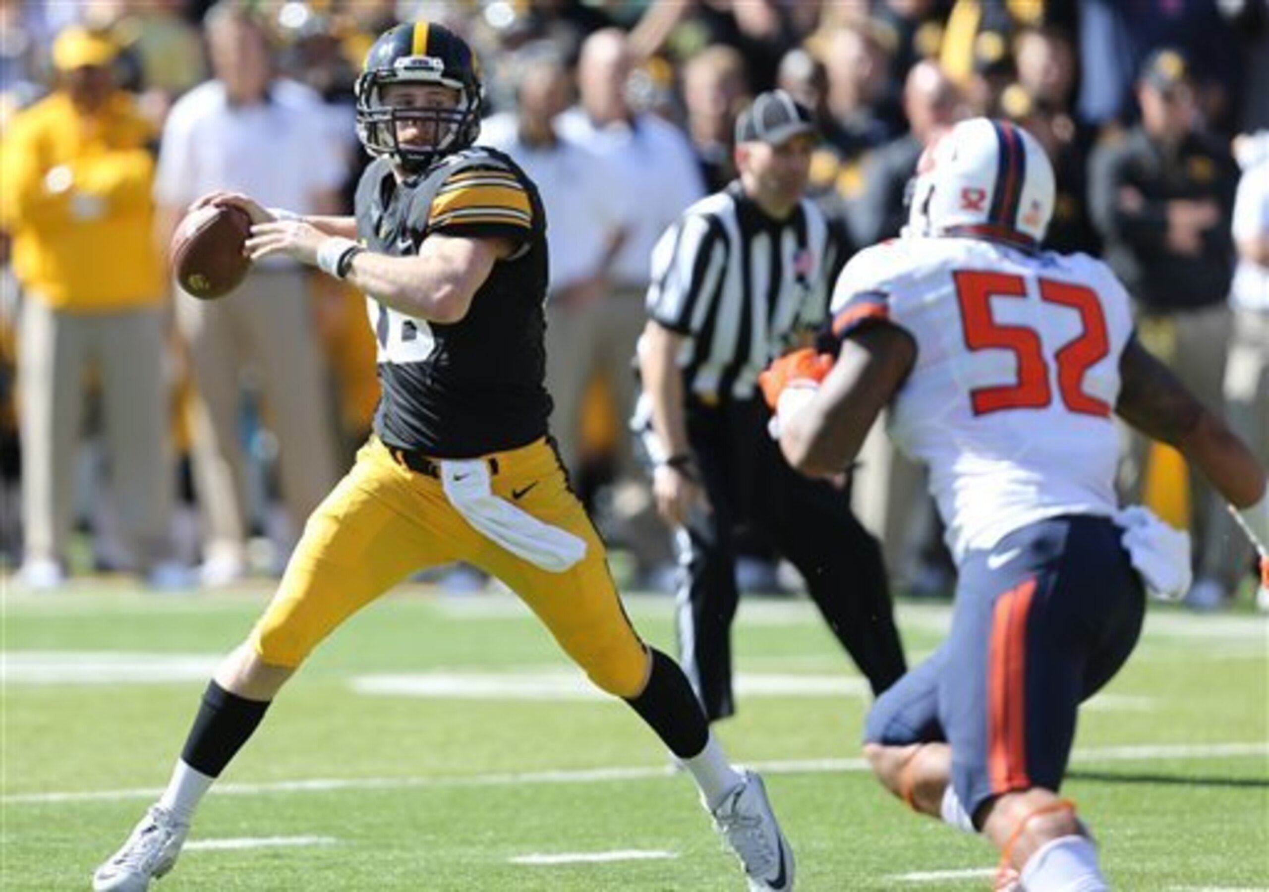 C.J. Beathard and Iowa have been a major surprise nationally. C.J. Beathard and Iowa have been a major surprise nationally.