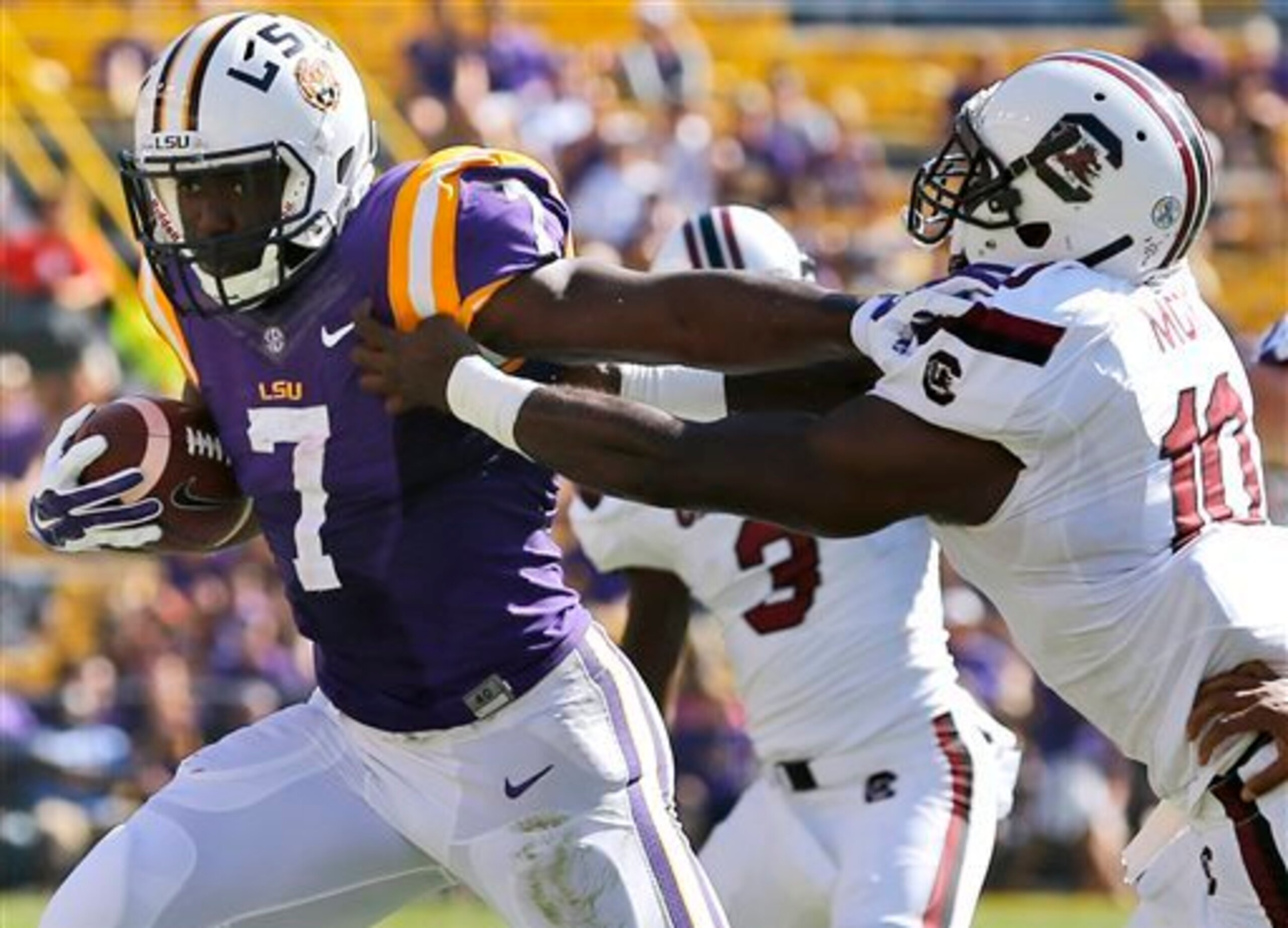 Will Florida's tough defense be able to slow down standout LSU tailback Leonard Fournette? Will Florida's tough defense be able to slow down standout LSU tailback Leonard Fournette?