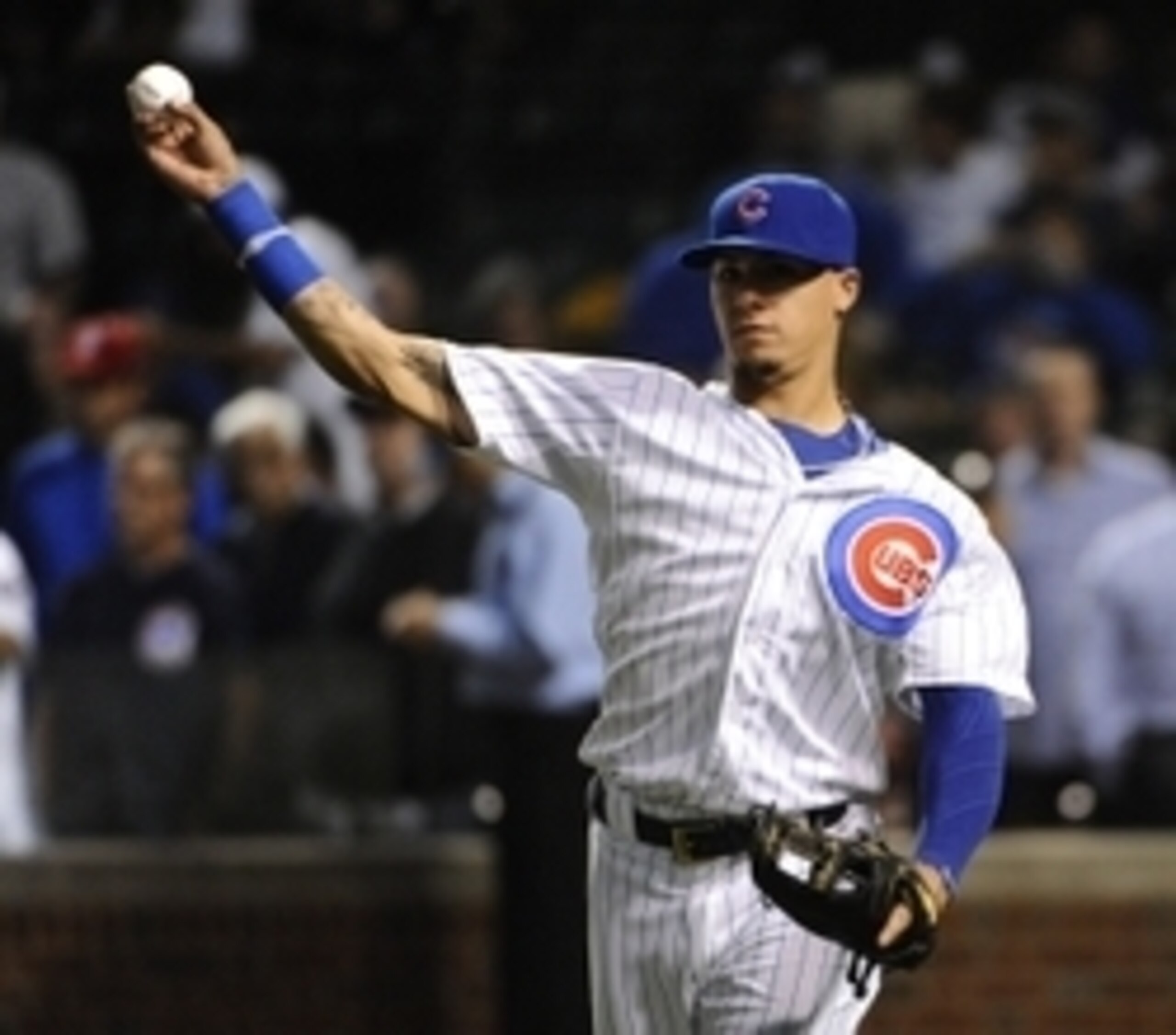 Javier Baez will have a big role in the NLCS with Addison Russell on the shelf. Javier Baez will have a big role in the NLCS with Addison Russell on the shelf.