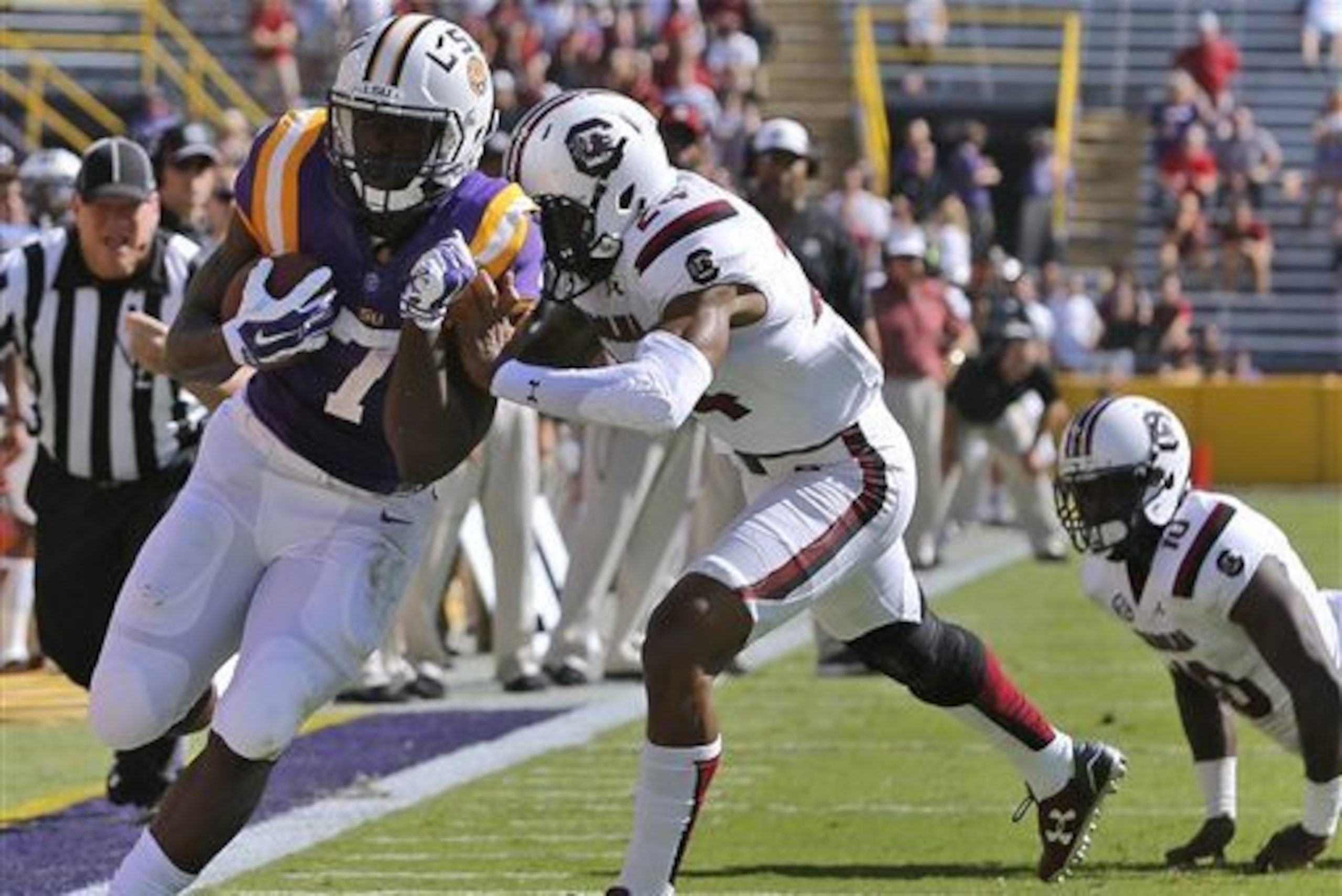 LSU tailback Leonard Fournette has been a breakout star this fall.