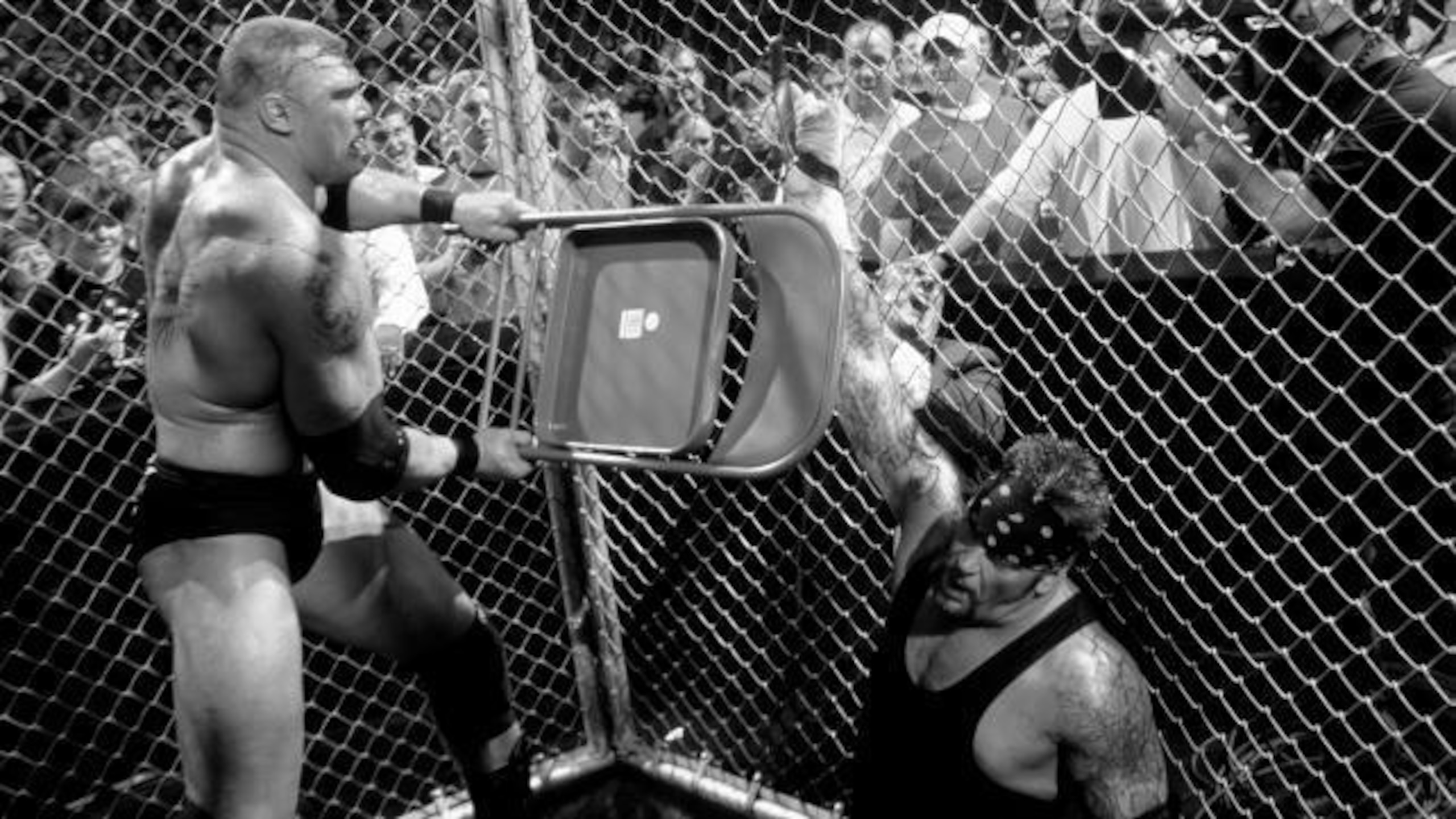 The Undertaker vs. Brock Lesnar: Hell in a Cell Match The Undertaker vs. Brock Lesnar: Hell in a Cell Match