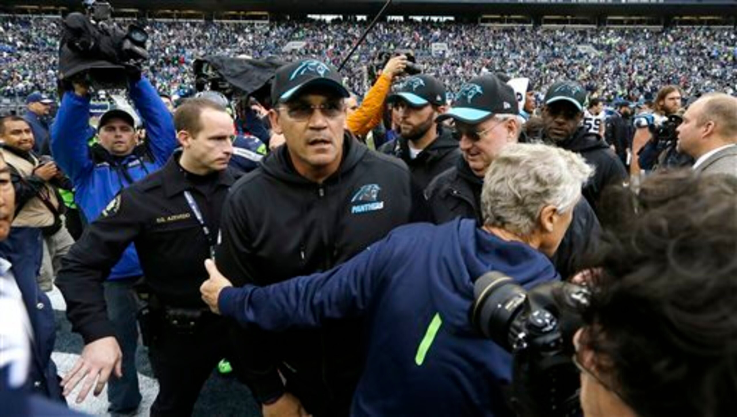 Ron Rivera's Panthers broke several negative streaks on Sunday. Ron Rivera's Panthers broke several negative streaks on Sunday.