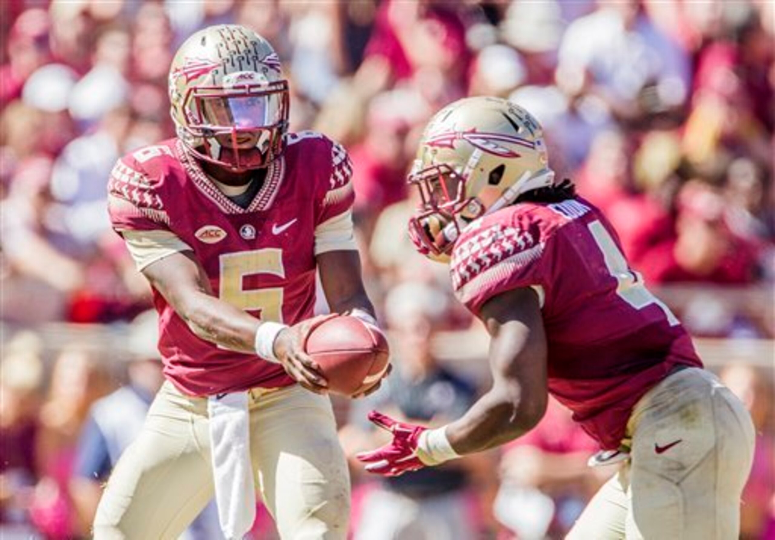 Florida State QB Everett Golson and RB Dalvin Cook