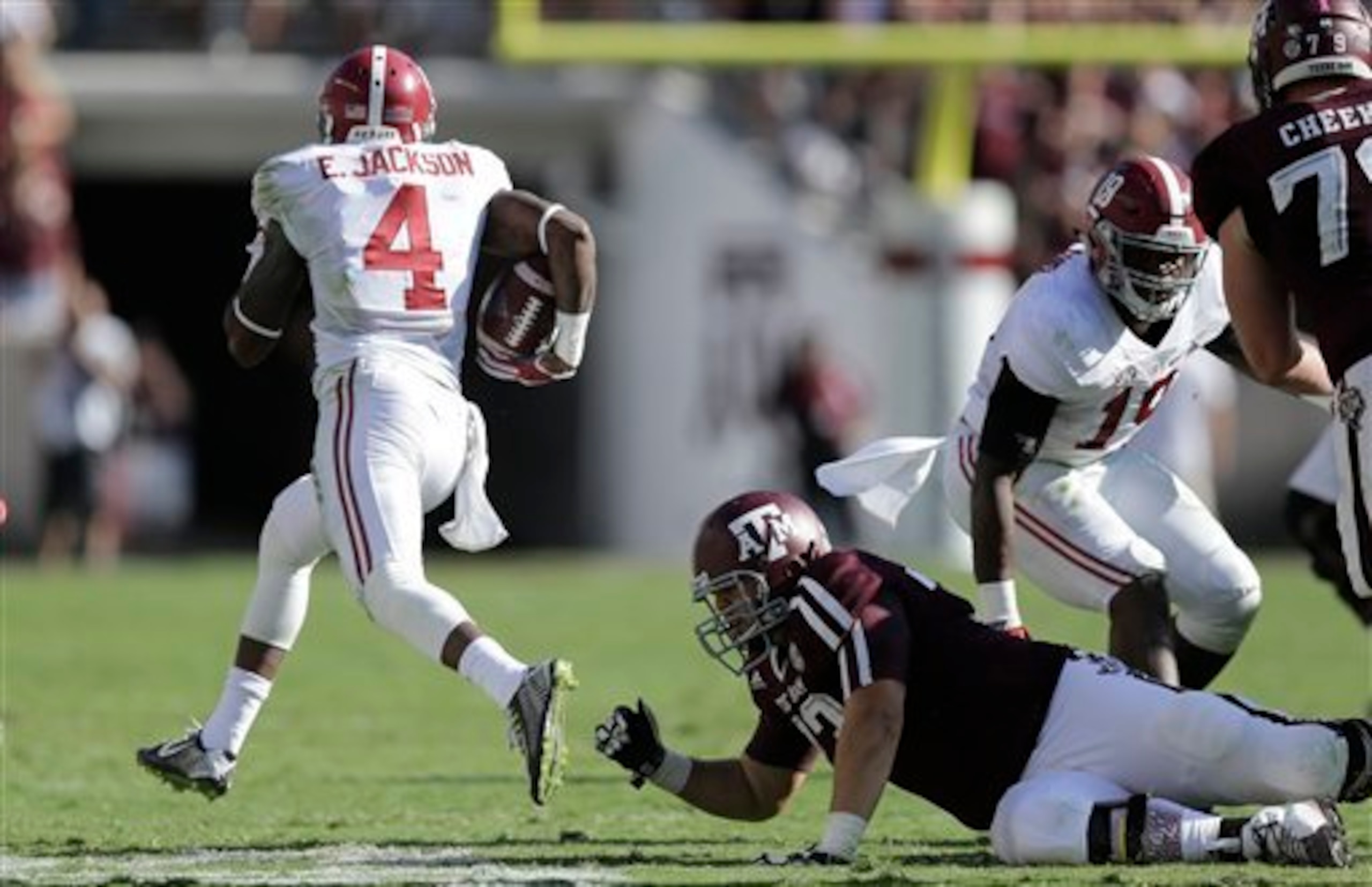 Alabama S Eddie Jackson (left)
