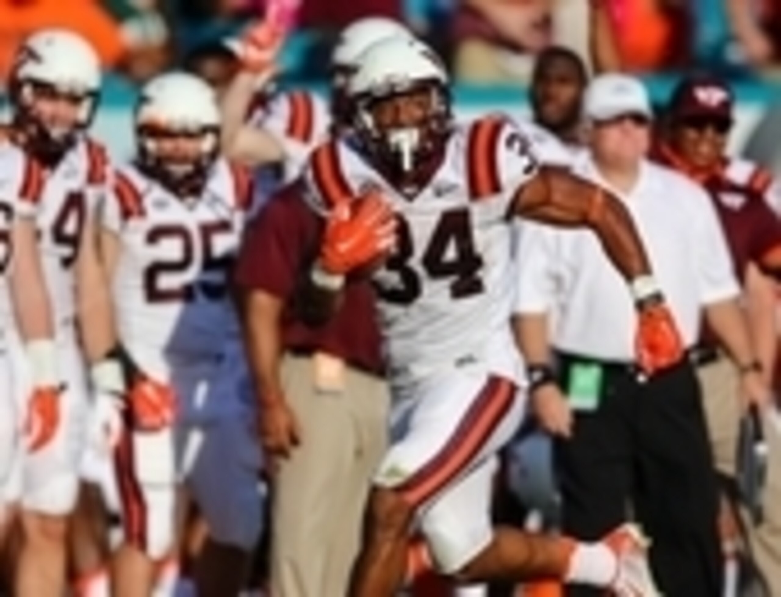 Virginia Tech running back Travon McMillian