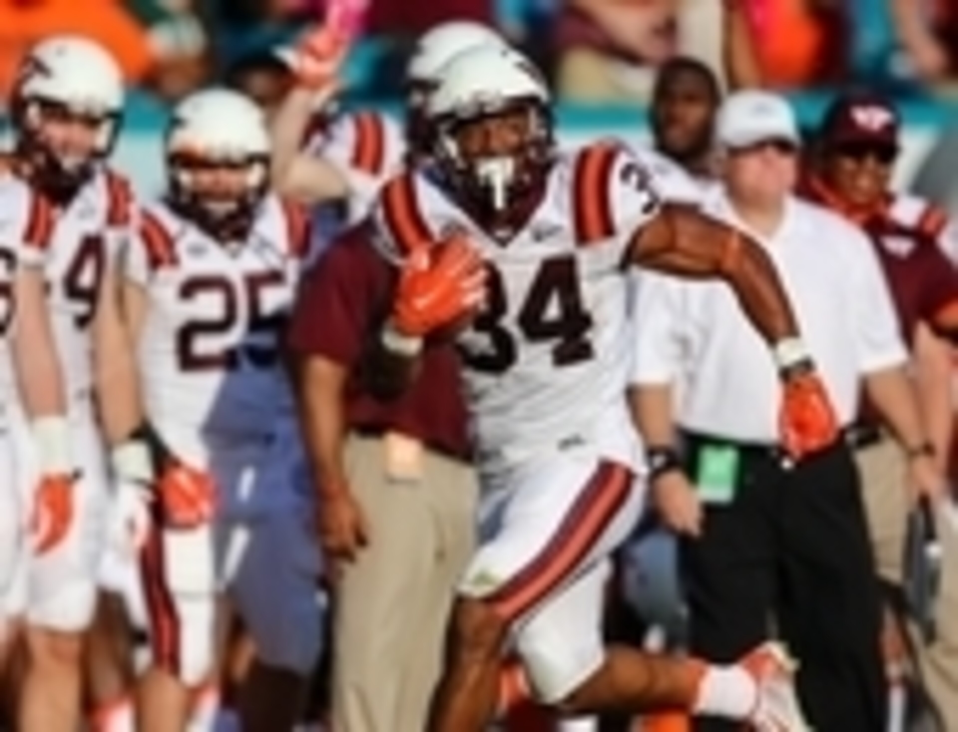 Virginia Tech running back Travon McMillian