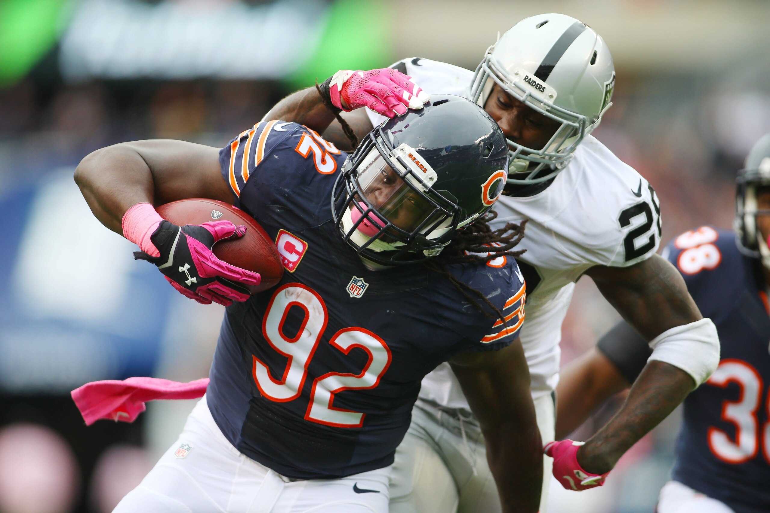 The Bears signed Pernell McPhee to a five-year contract in March, and the young linebacker has been the team's best player on defense.