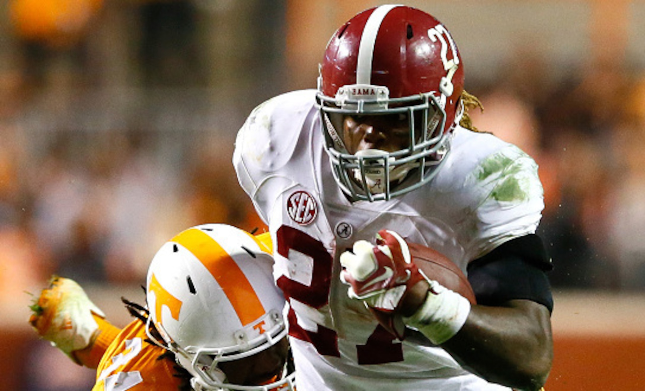 Tennessee linebacker Jalen Reeves-Maybin will have the primary responsibility of trying to stop Derrick Henry.