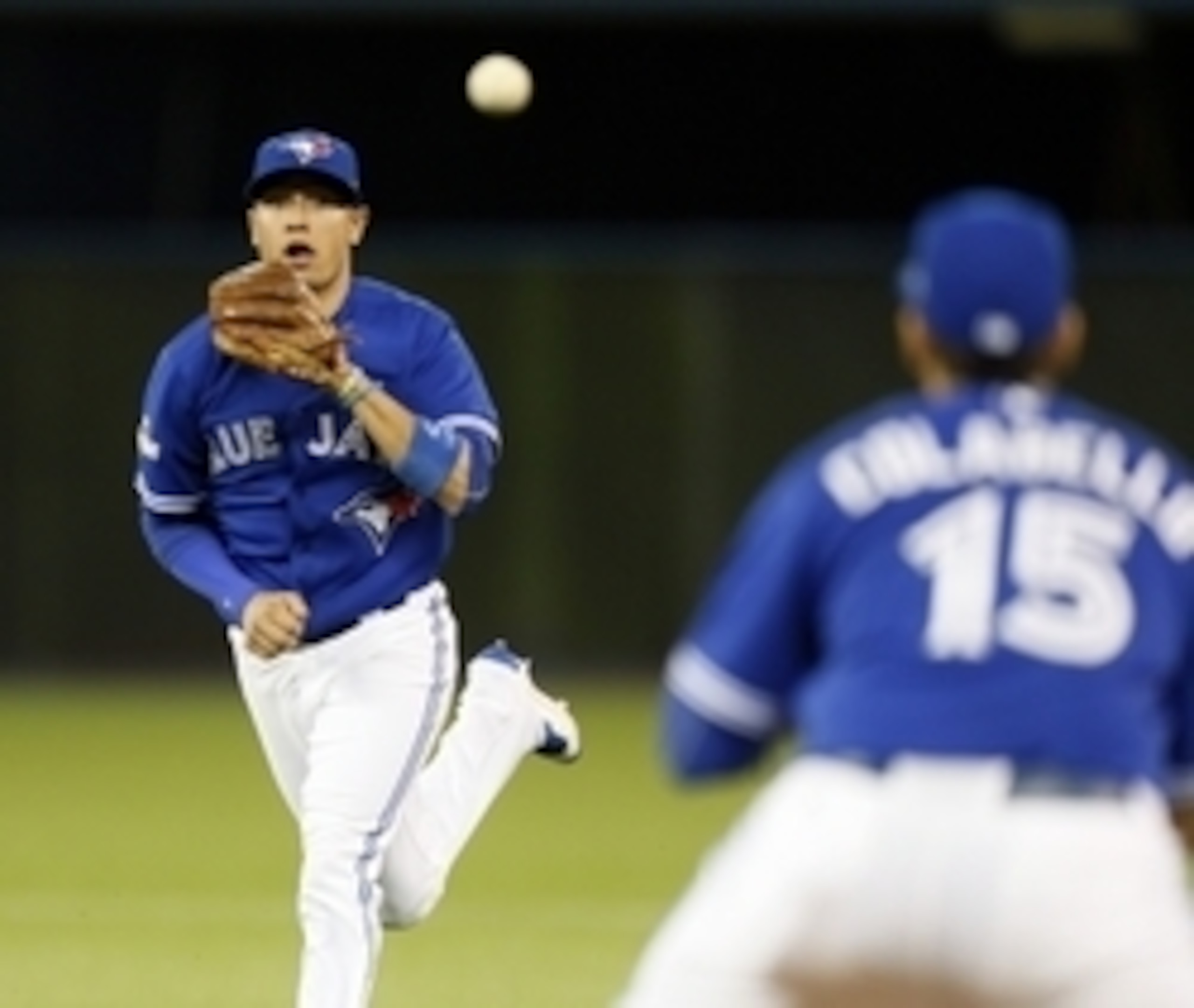 Ryan Goins overcame a crucial mistake in Game 2 of the ALCS to be a key player in the rest of the series. Ryan Goins overcame a crucial mistake in Game 2 of the ALCS to be a key player in the rest of the series.
