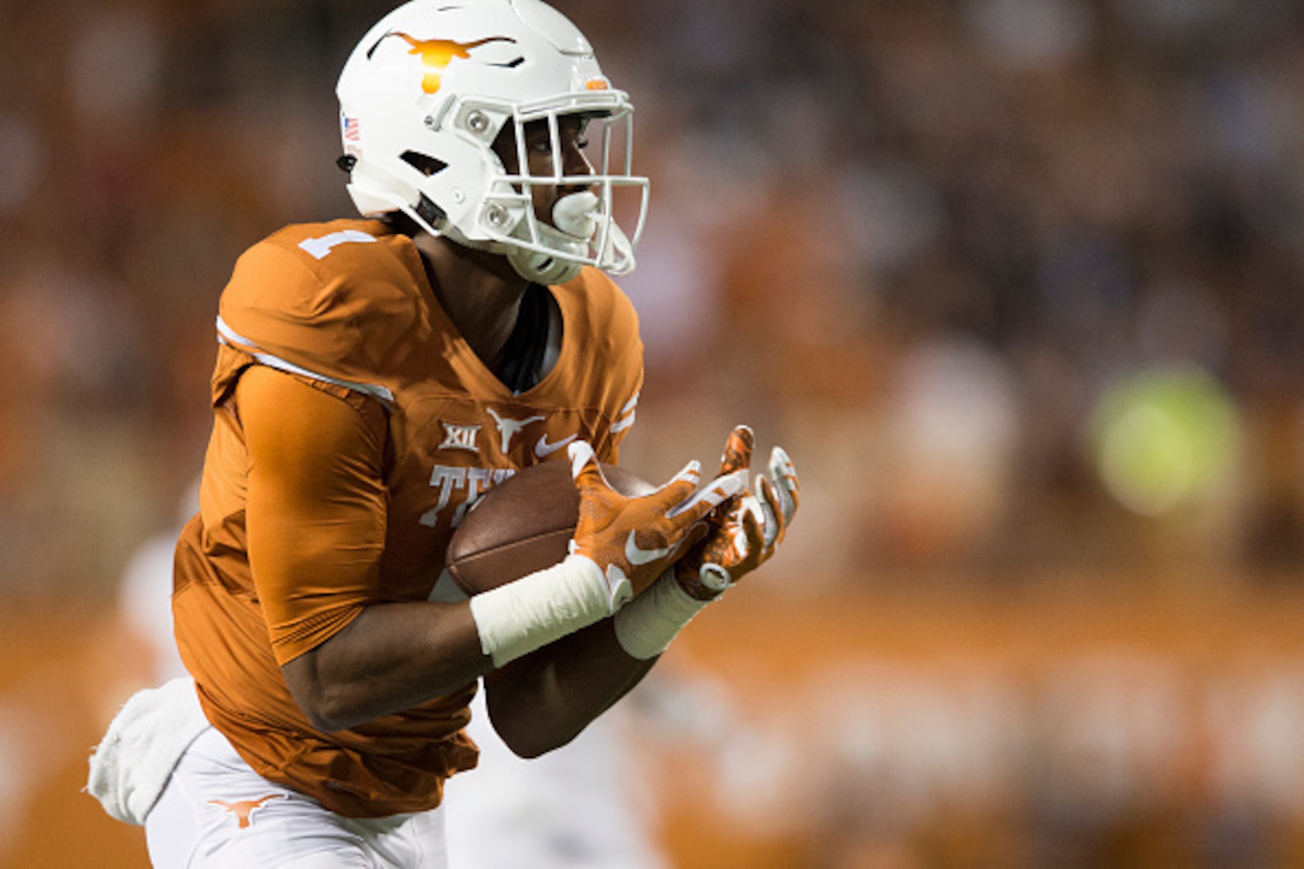 Currently leading Texas in receiving, John Burt should have a big second half.