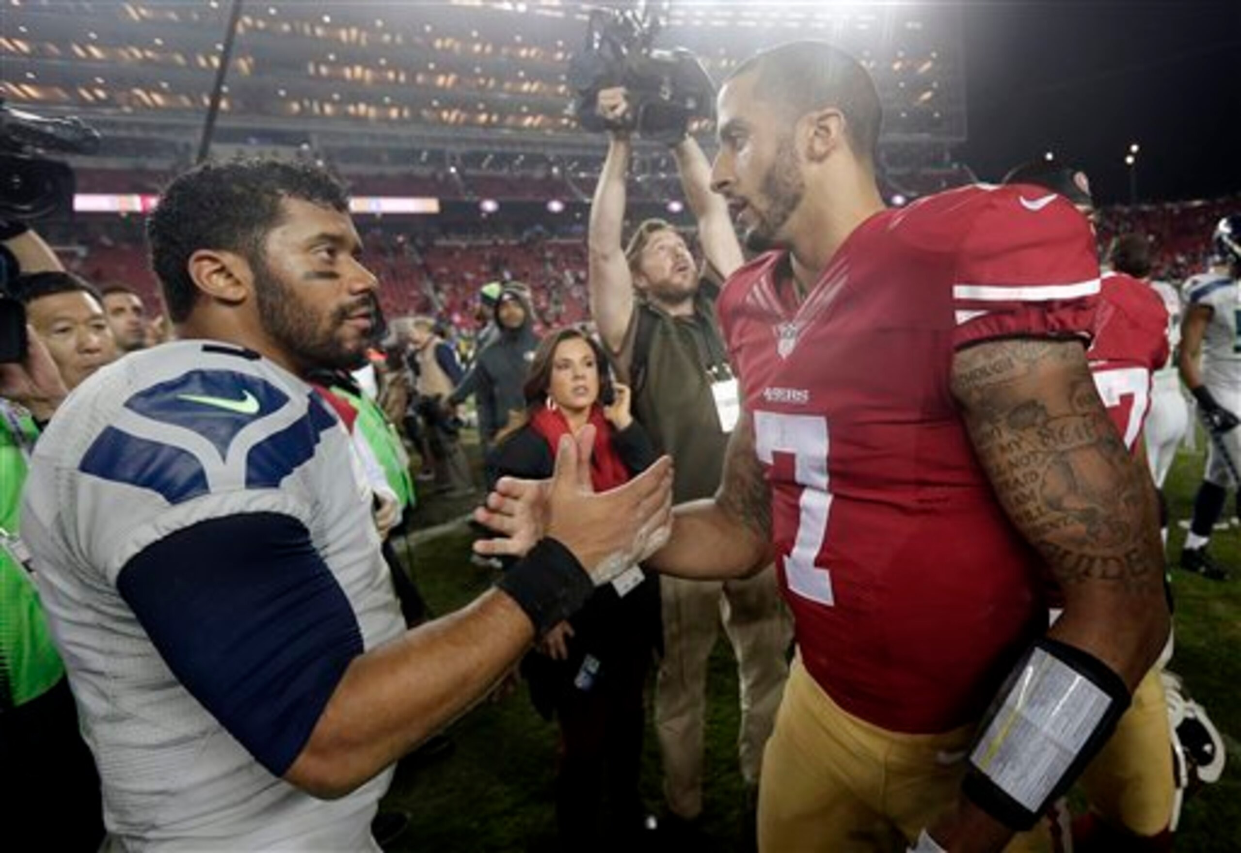 Can Kaepernick finally get the edge over quarterback Russell Wilson and a scuffling Seahawks team in Week 7?