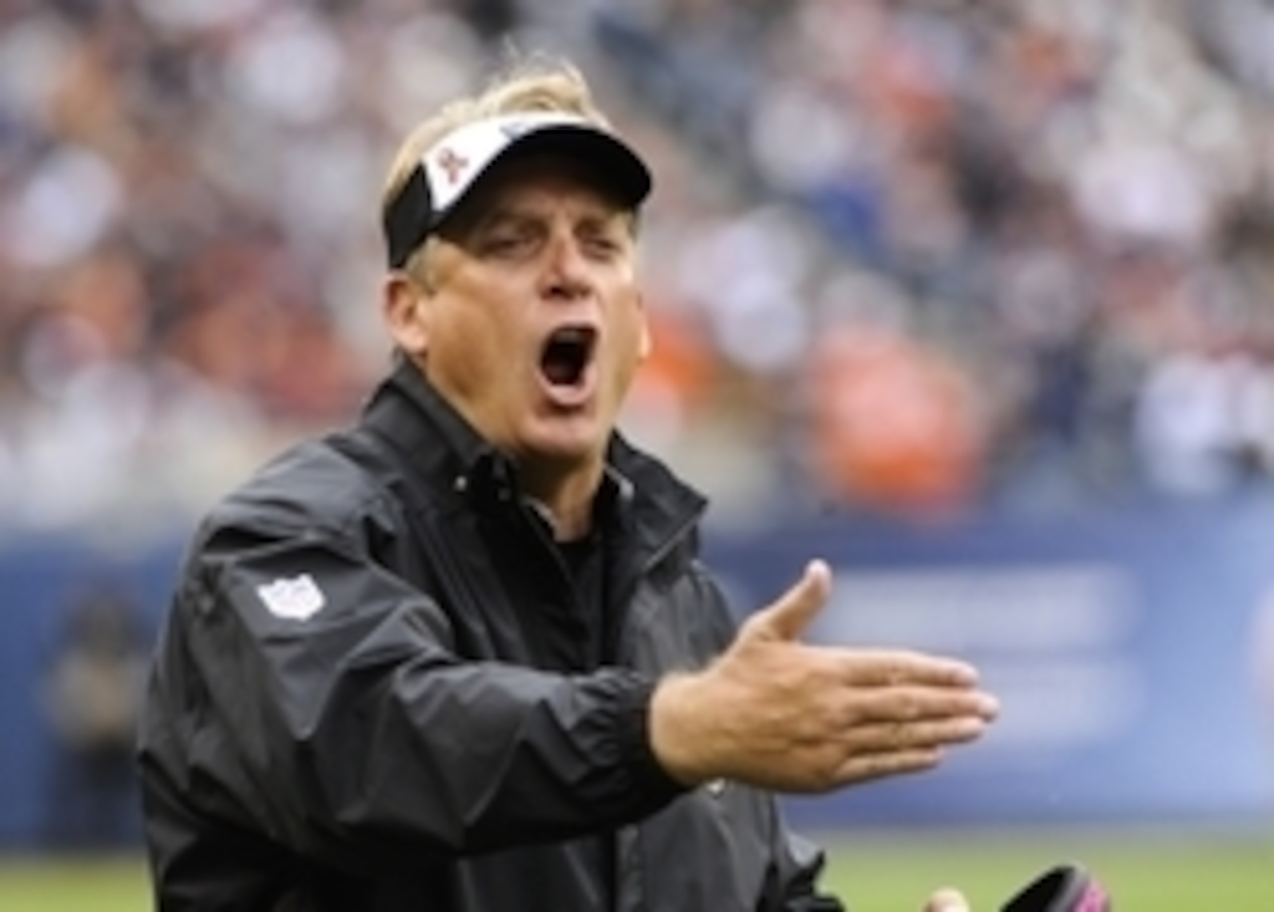 Raiders head coach Jack Del Rio Raiders head coach Jack Del Rio