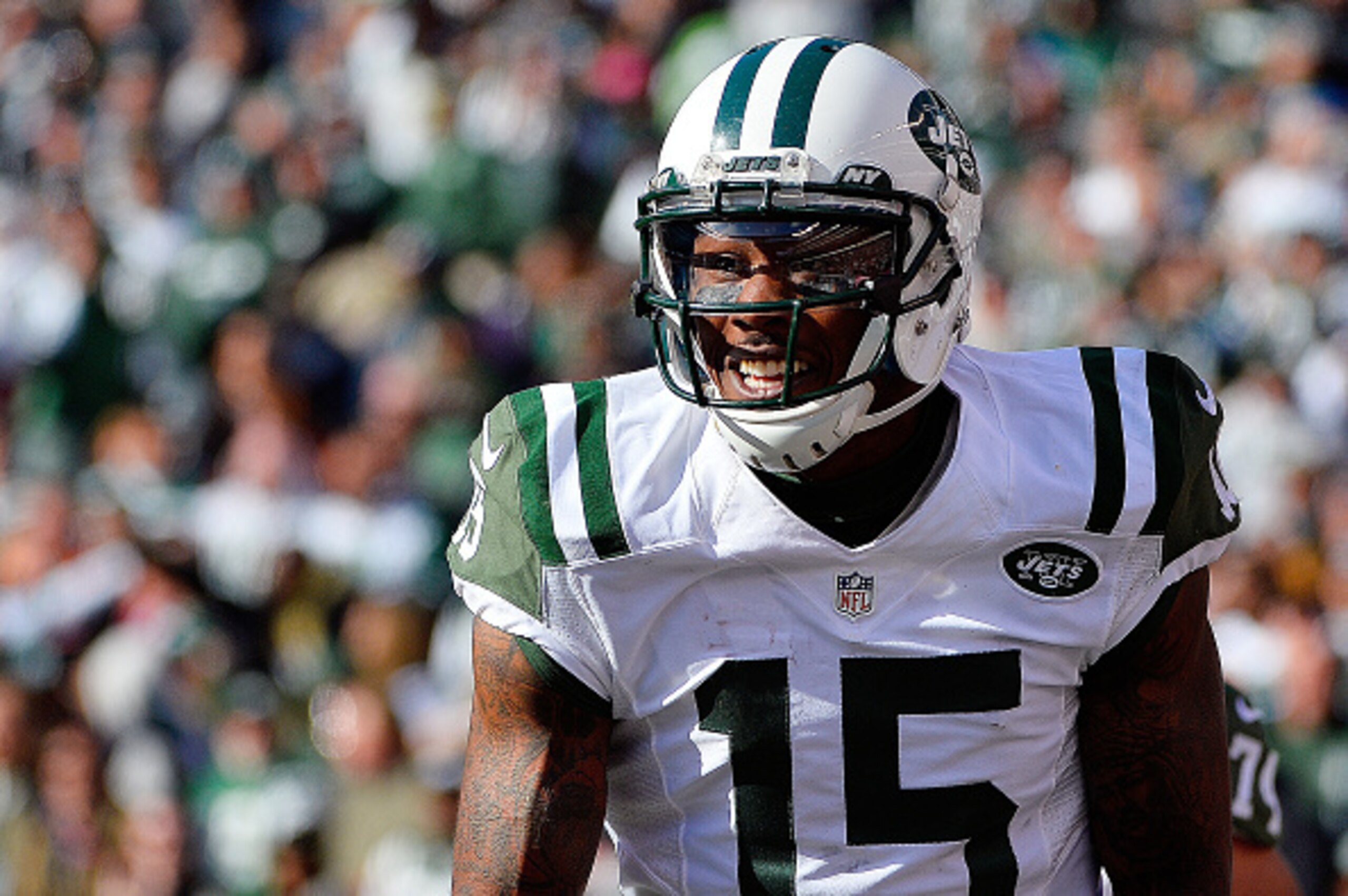 Brandon Marshall celebrates after catching a touchdown. Brandon Marshall celebrates after catching a touchdown.