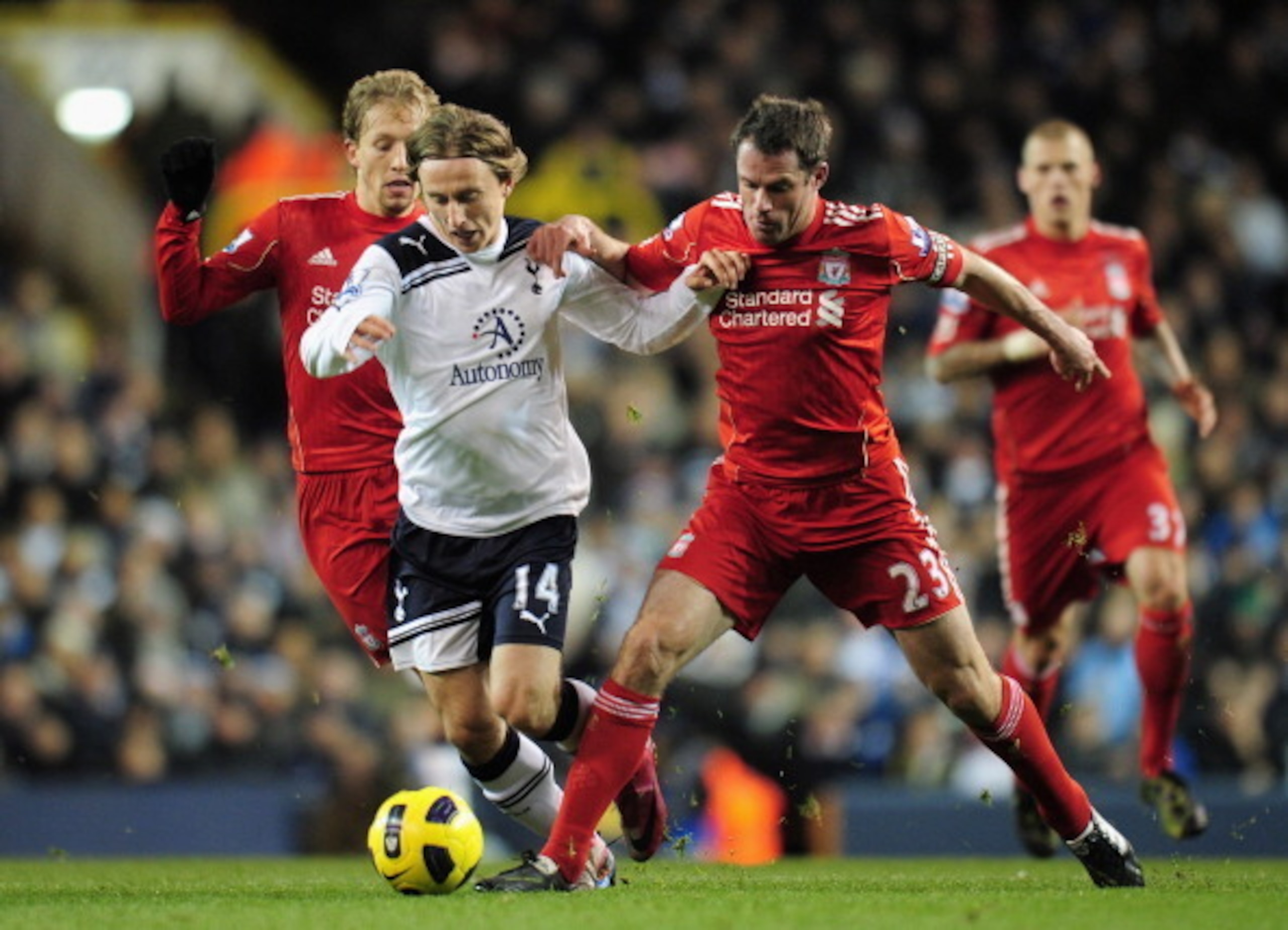 Luka Modric overcame doubts about his ability to survive in the Premier League to become one of Spurs' most important players.