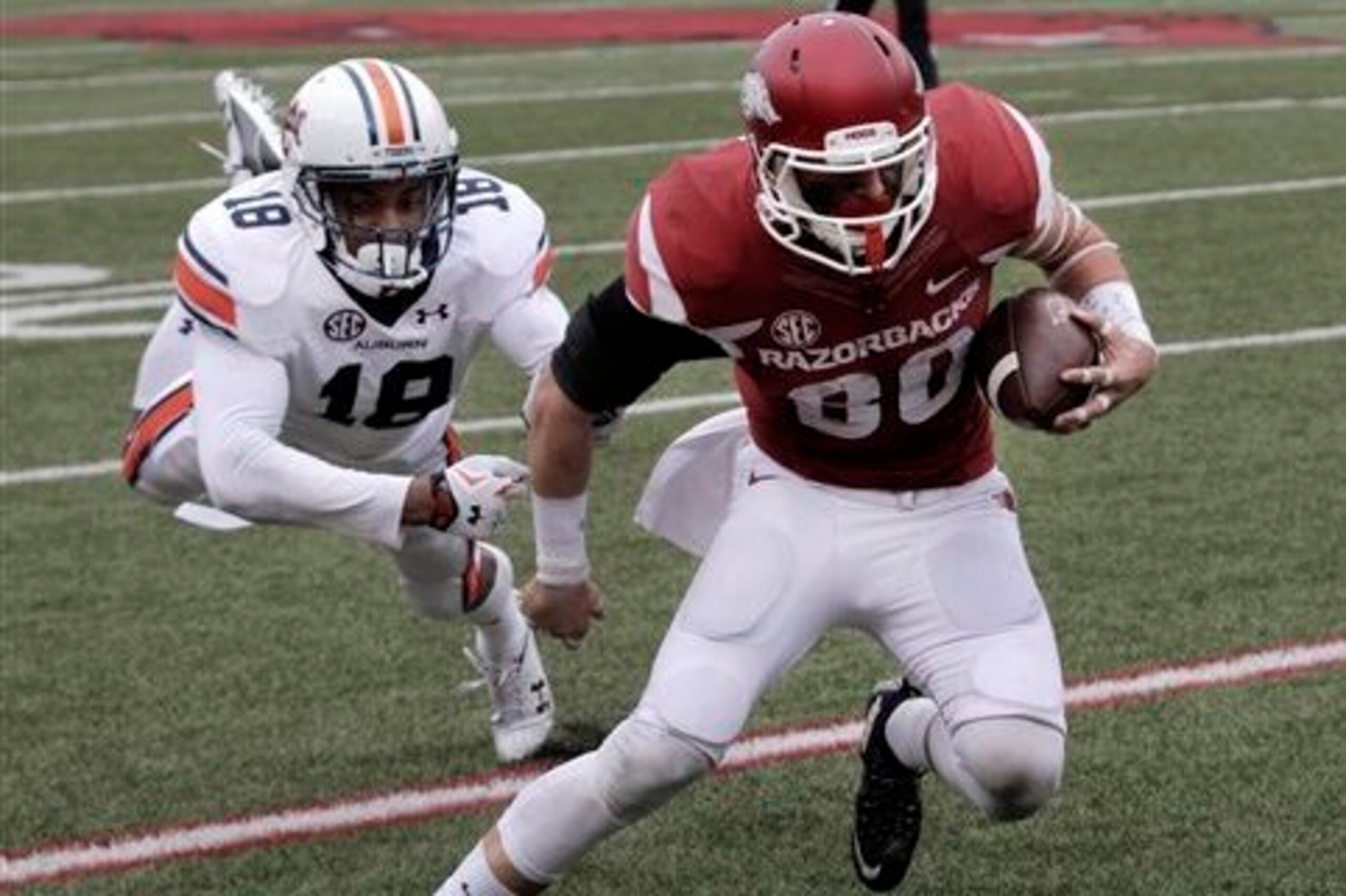 Arkansas WR Drew Morgan