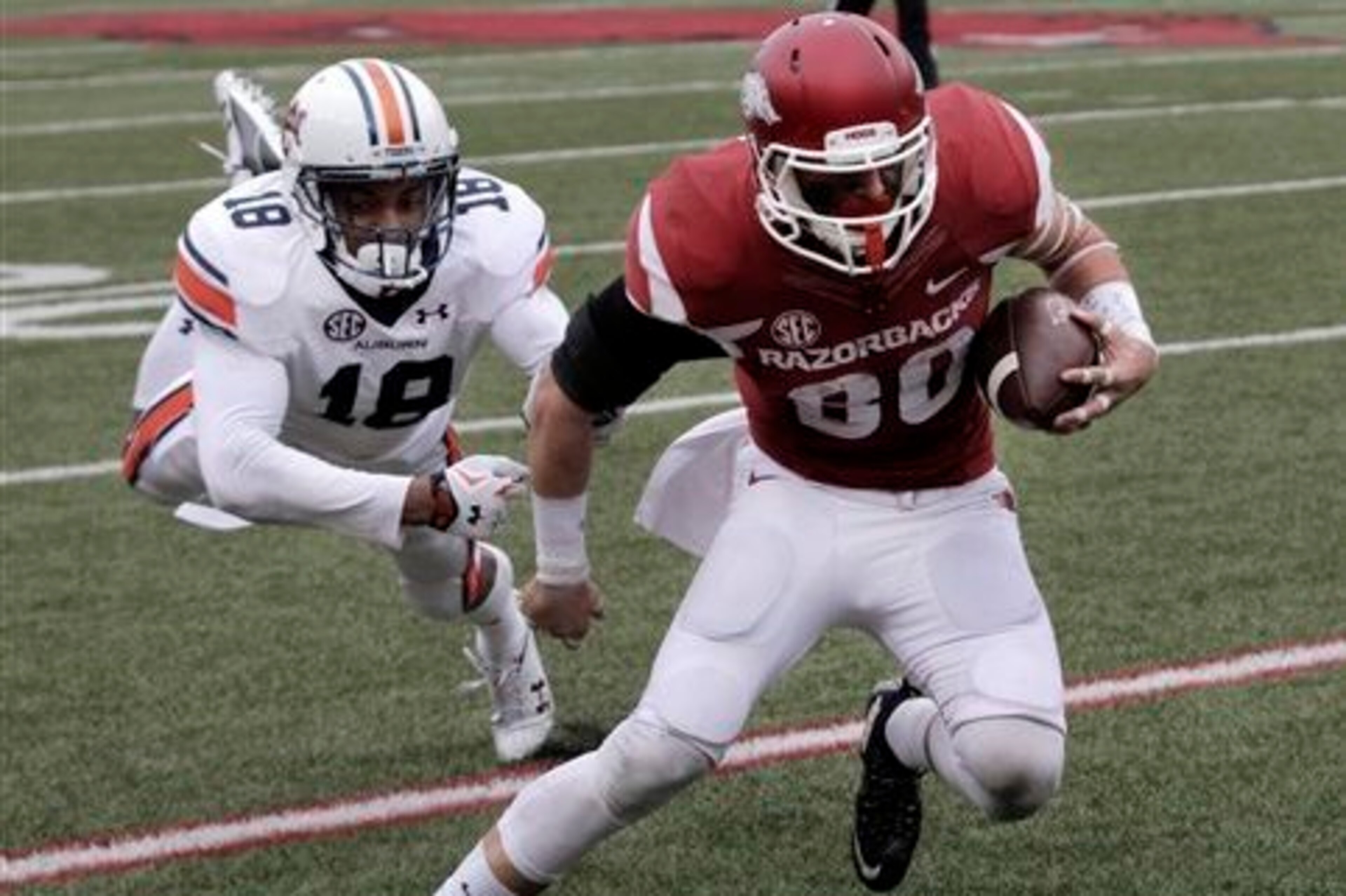 Arkansas WR Drew Morgan