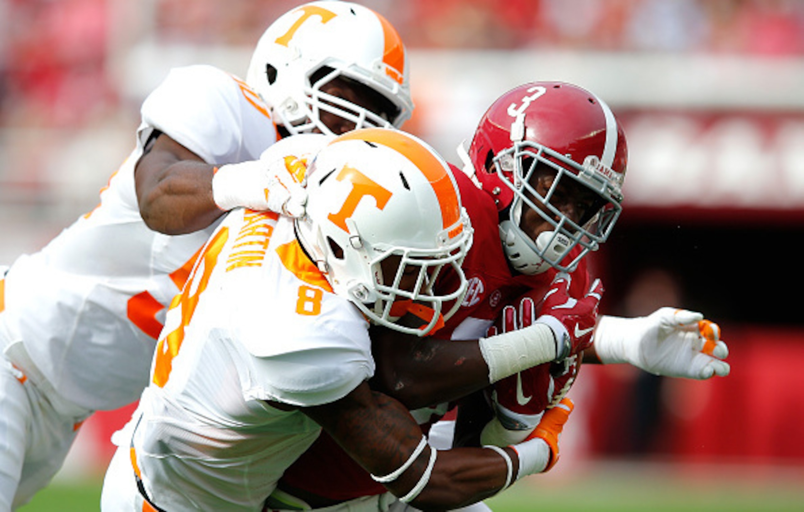 Tennessee DE Corey Vereen (left)