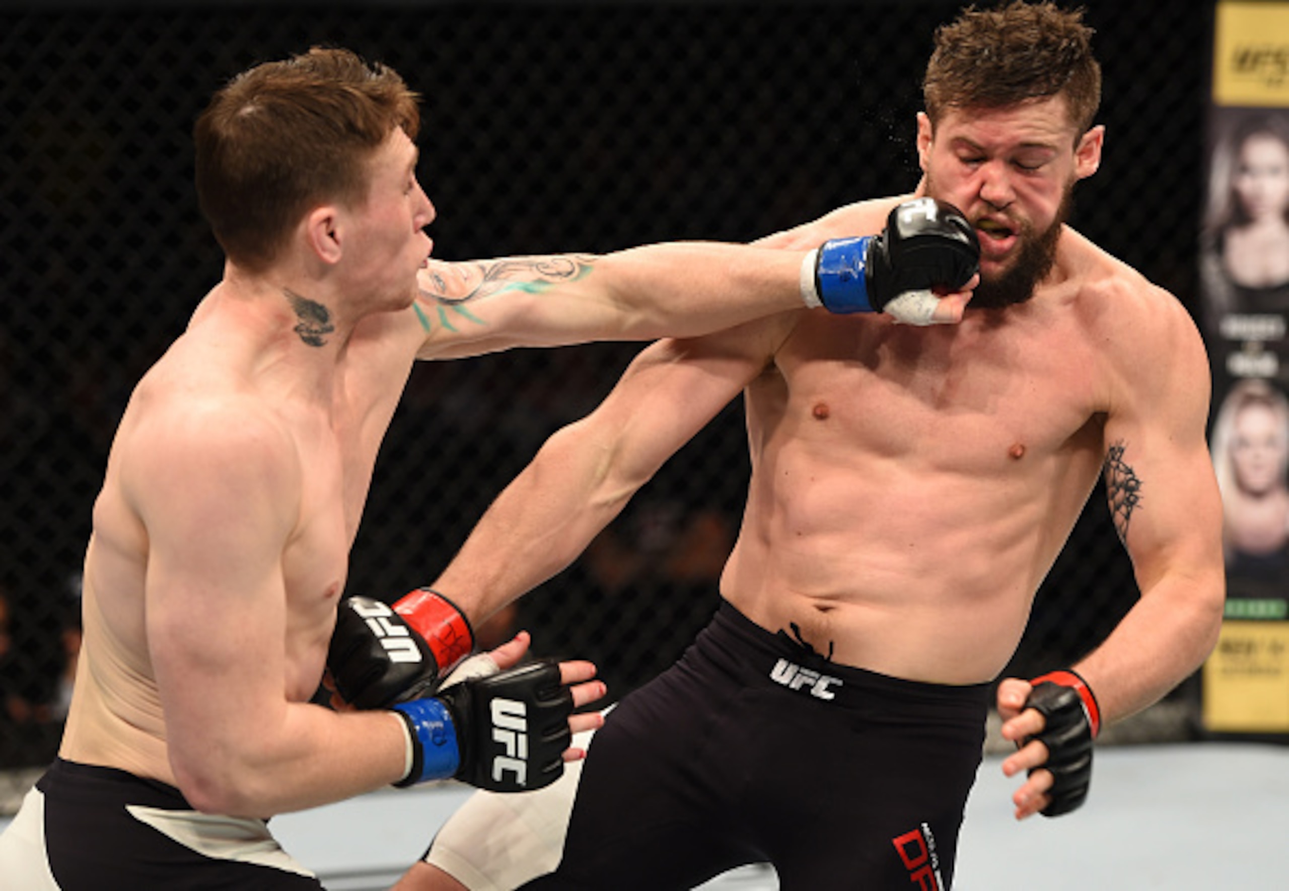 Darren Till (left) and Nicolas Dalby (right)