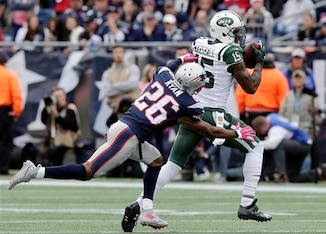 Brandon Marshall struggled against the New England Patriots.