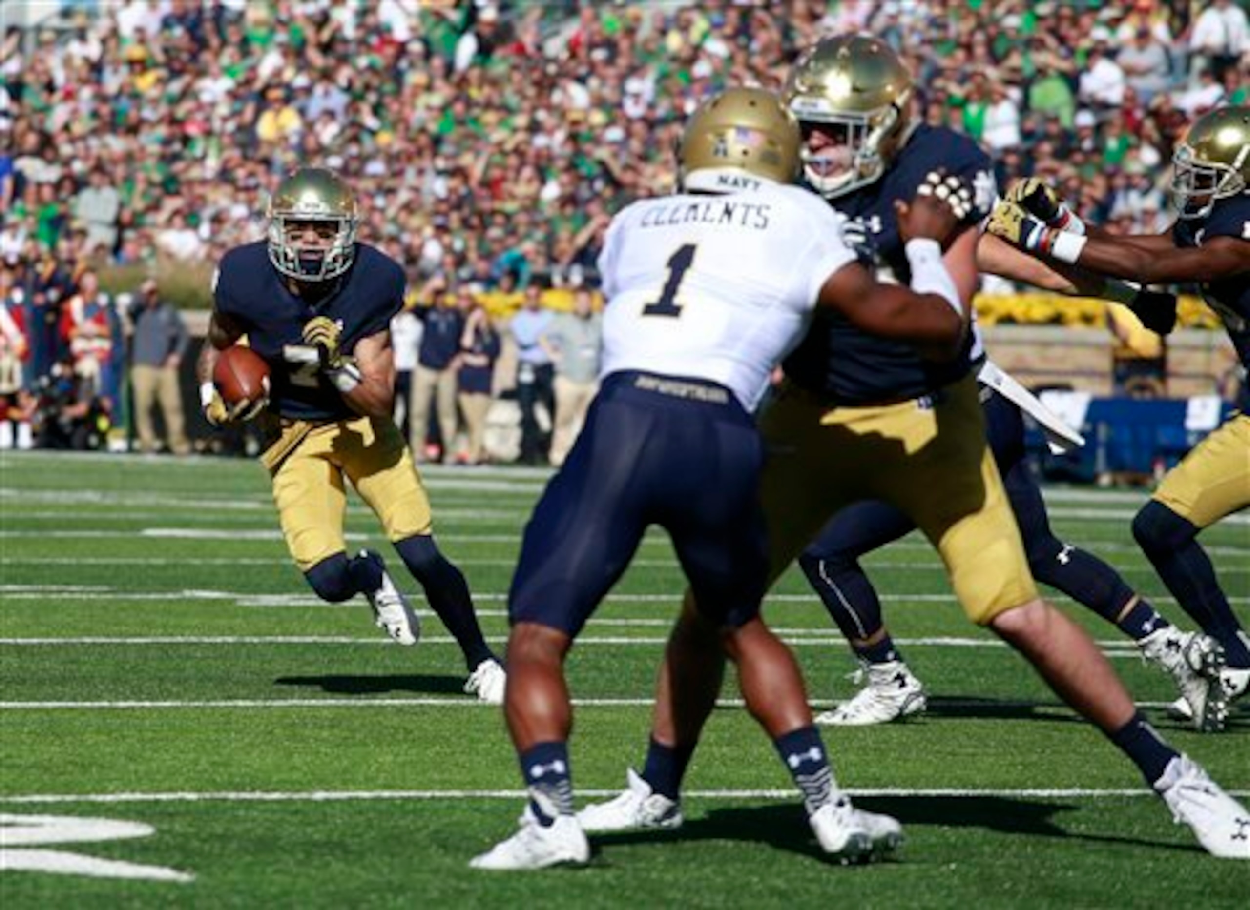 Wide receiver Will Fuller has been hard for Notre Dame's foes to stop.