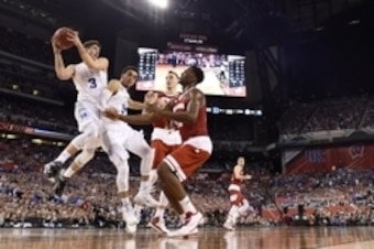 Duke's Grayson Allen (left)