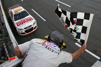 Dale Earnhardt Jr. won for the first time in his career at Martinsville in last year's Chase race there.