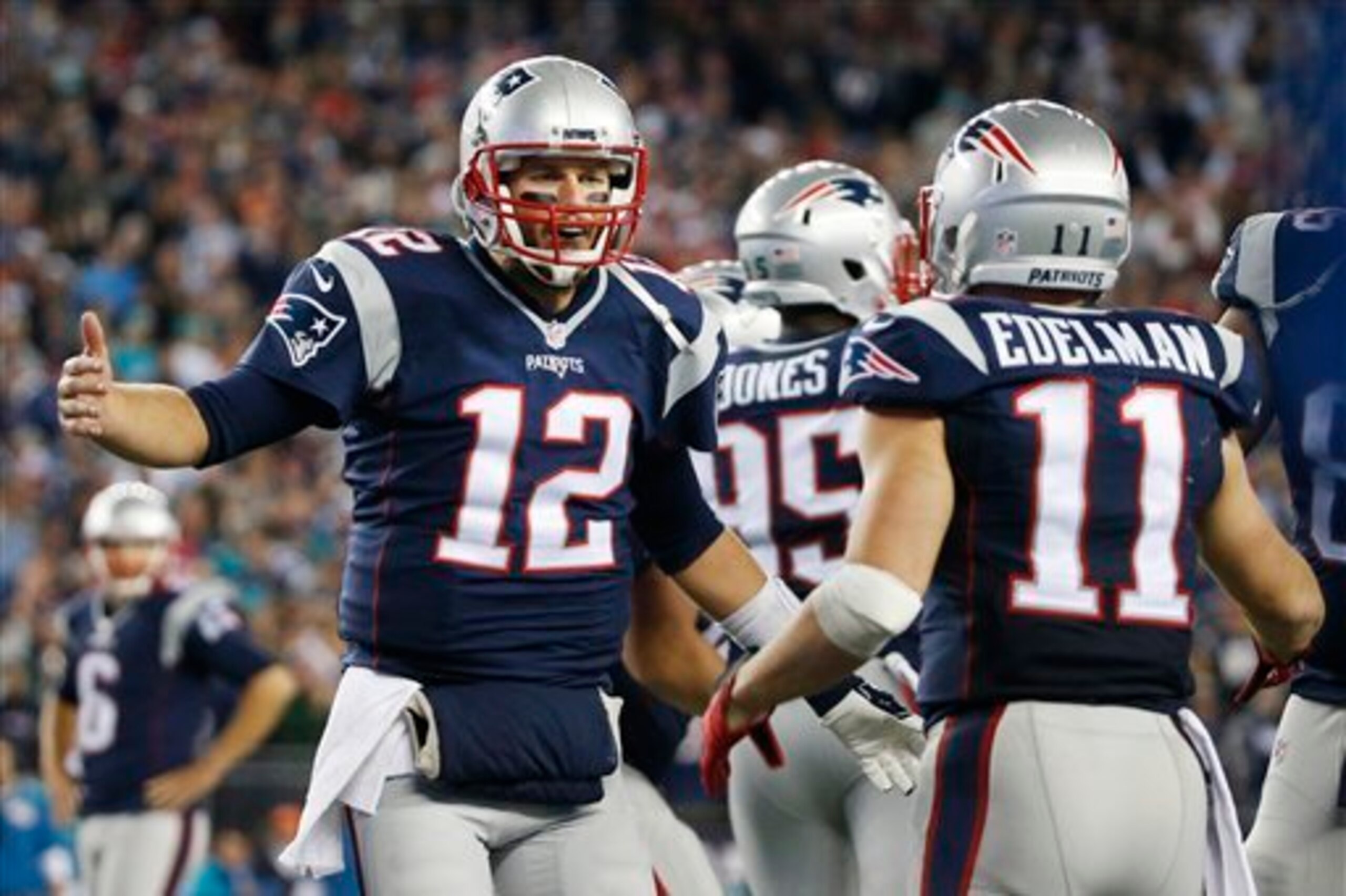 Everything clicked for Tom Brady and Co. against the Dolphins.