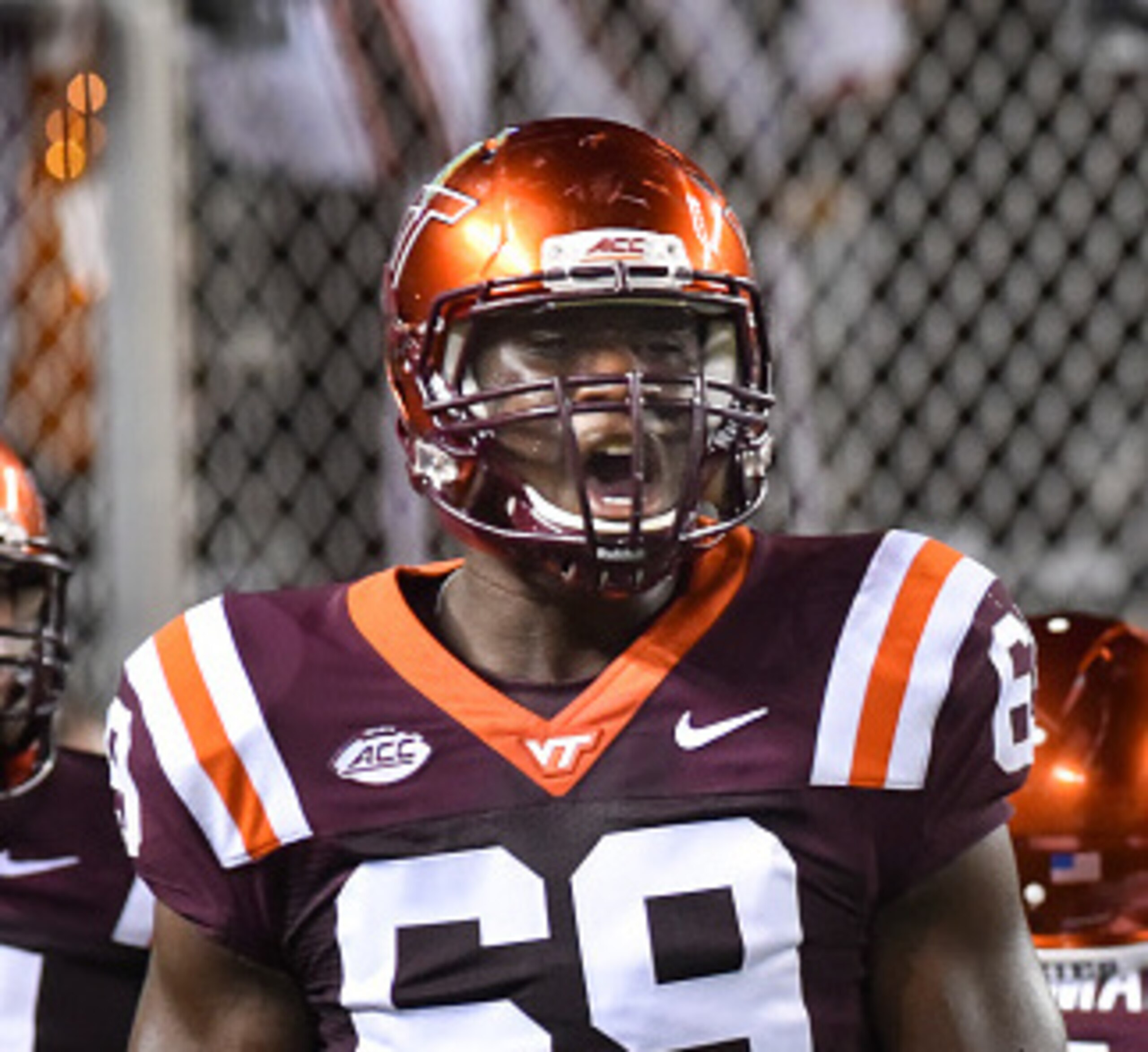 Virginia Tech offensive tackle Yosuah Nijman