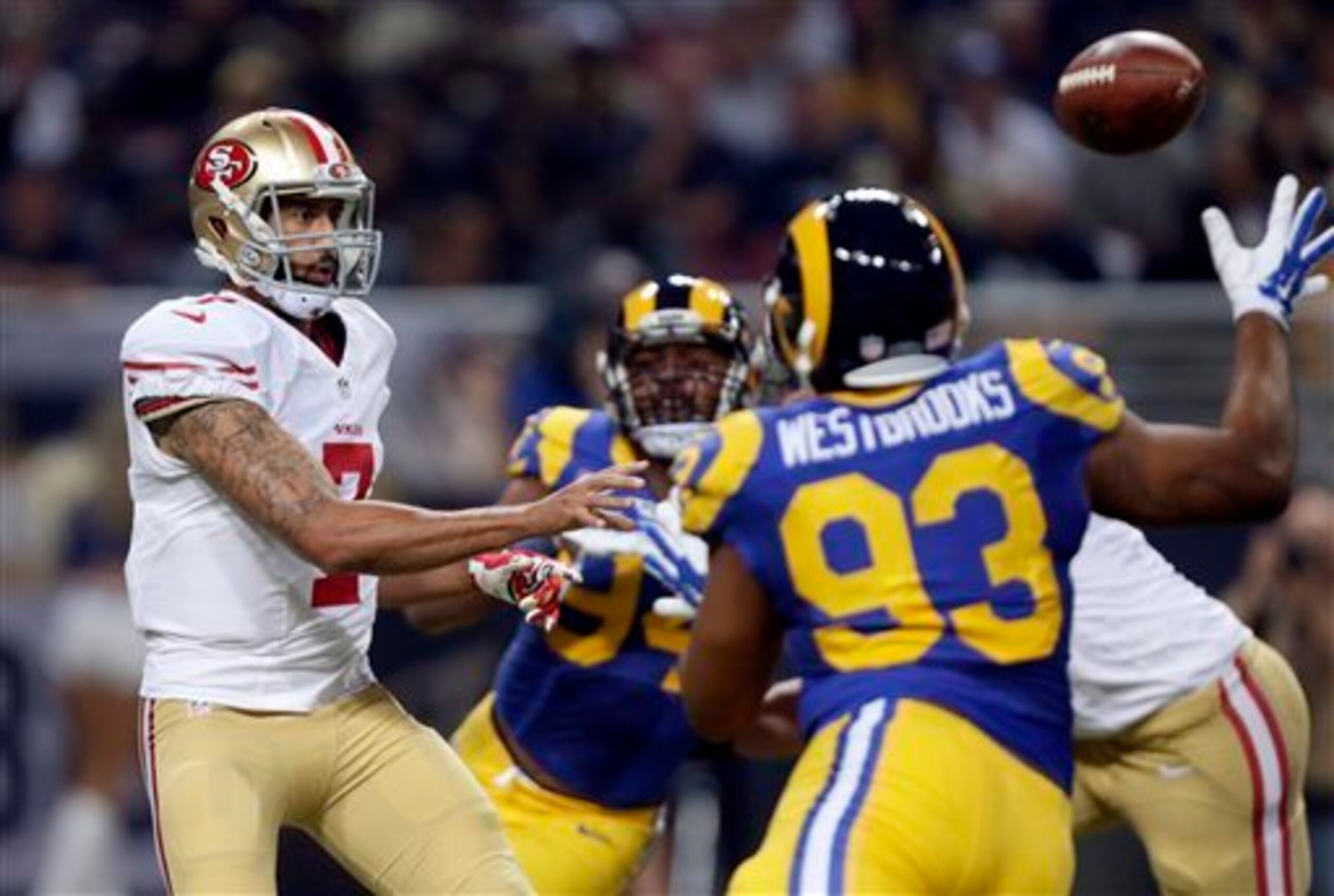 Kaepernick's recent issues have been compounded within the NFC West.