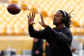 Adam Jones moved around and helped the Bengals win Sunday.
