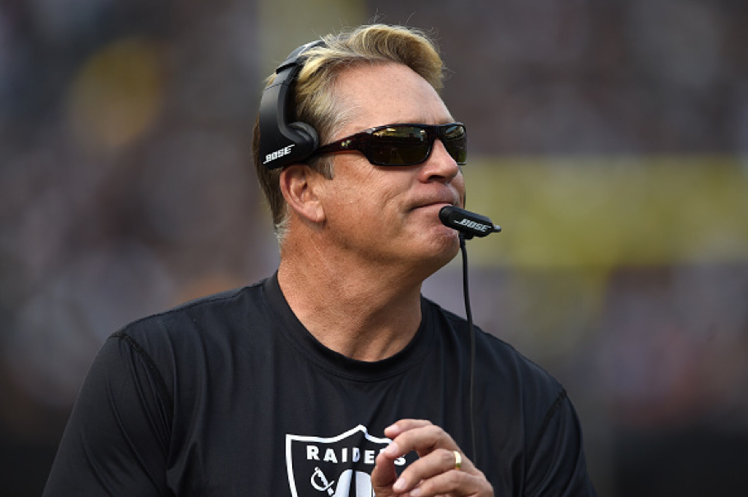 Raiders head coach Jack Del Rio Raiders head coach Jack Del Rio