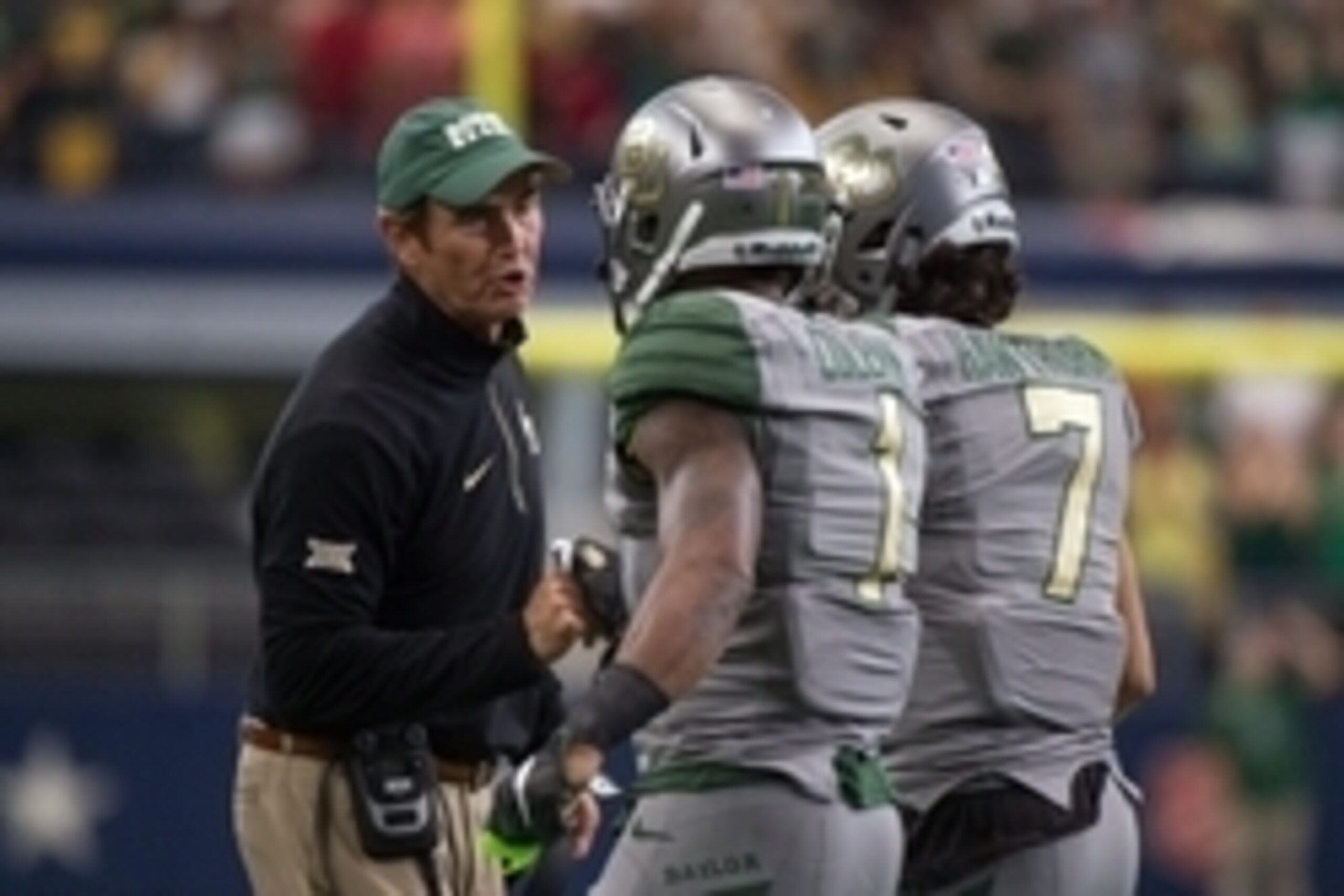Baylor HC Art Briles, WR Corey Coleman and WR Lynx Hawthorne