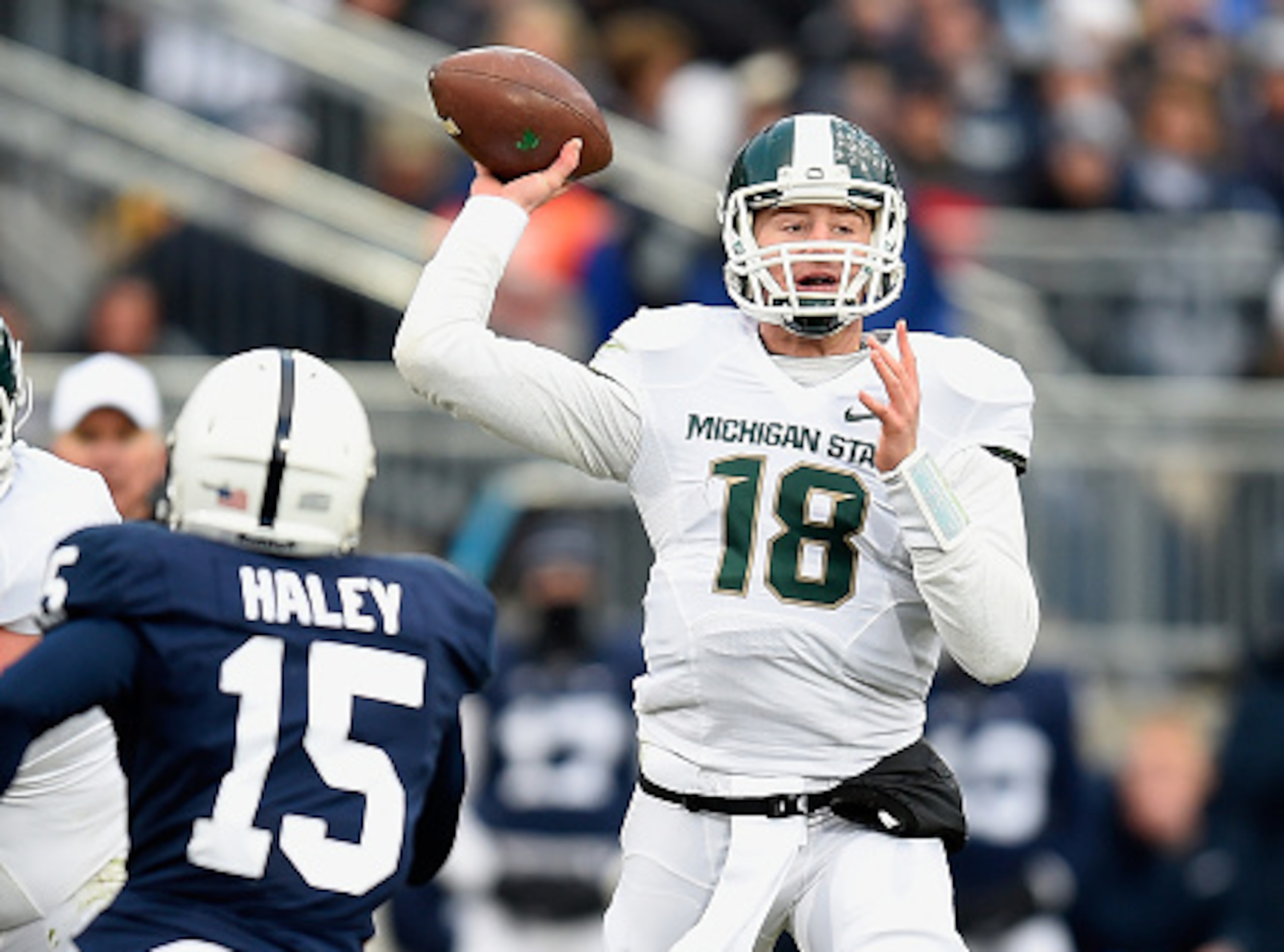 Michigan State QB Connor Cook vs. Penn State in 2014