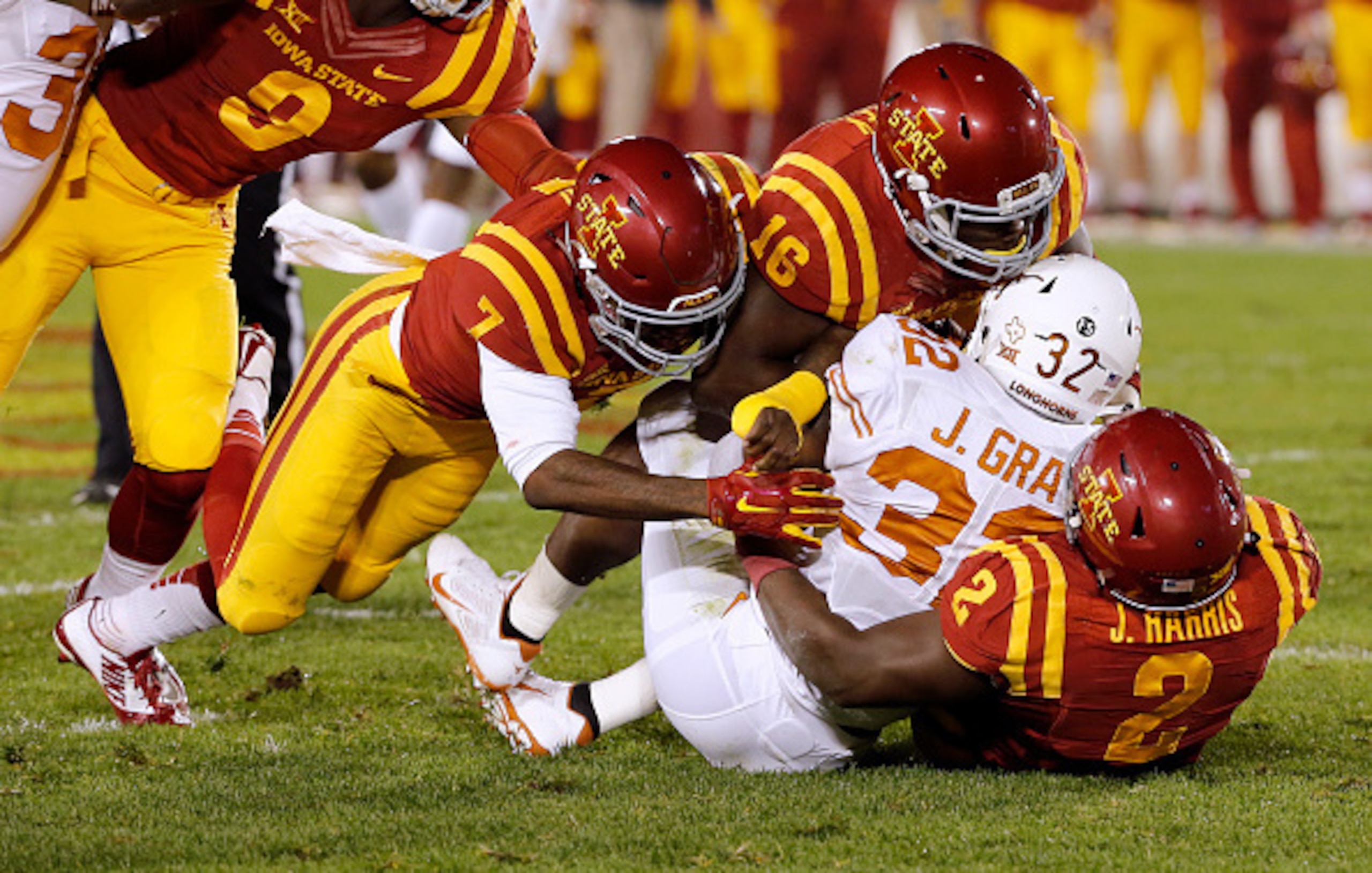 Gray has been mostly unable to pick up extra yardage as a ball-carrier. Gray has been mostly unable to pick up extra yardage as a ball-carrier.