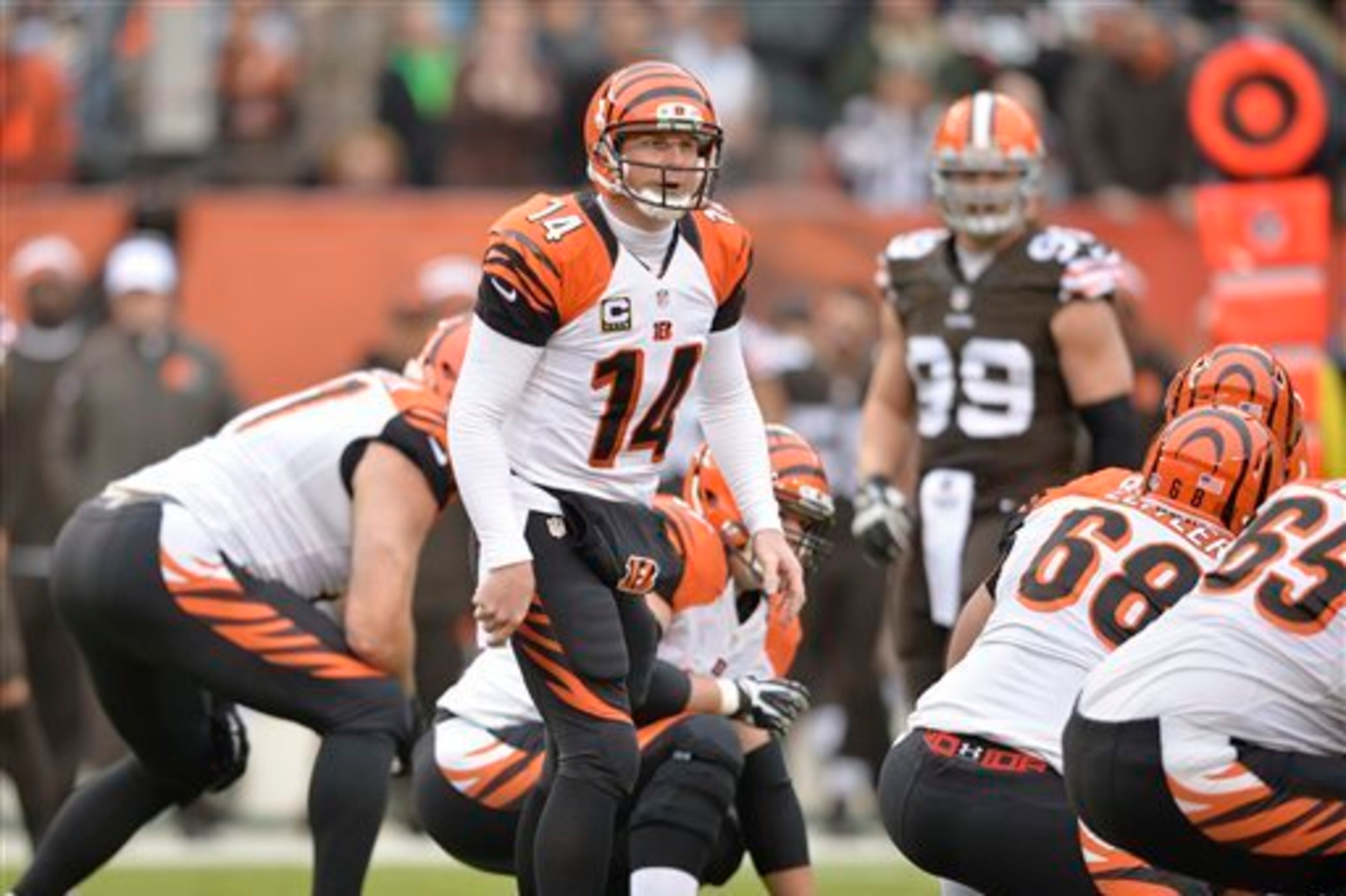 Andy Dalton and the Cincinnati Bengals host the Cleveland Browns Thursday.