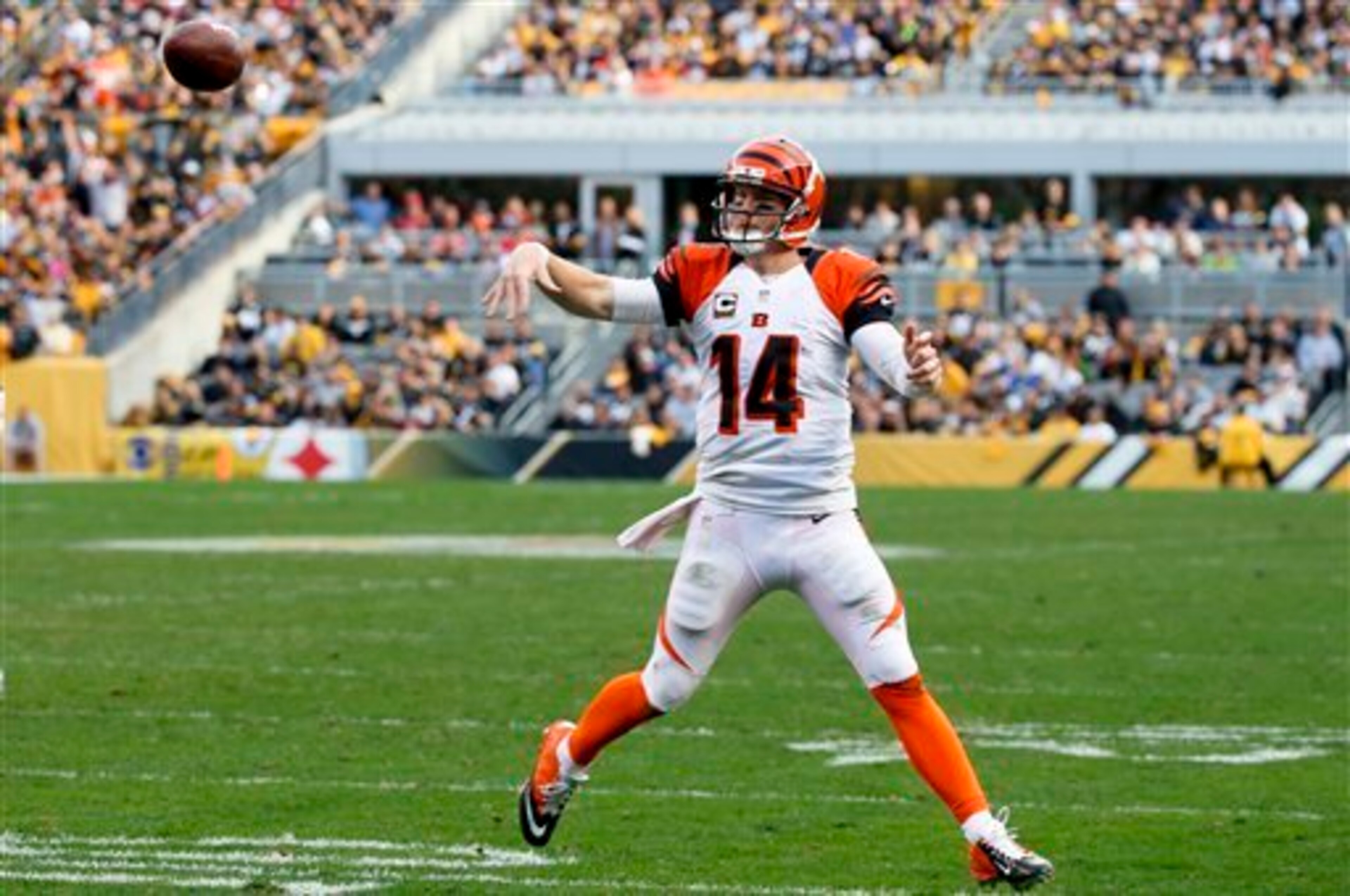 The Bengals pulled off a late win in Pittsburgh.