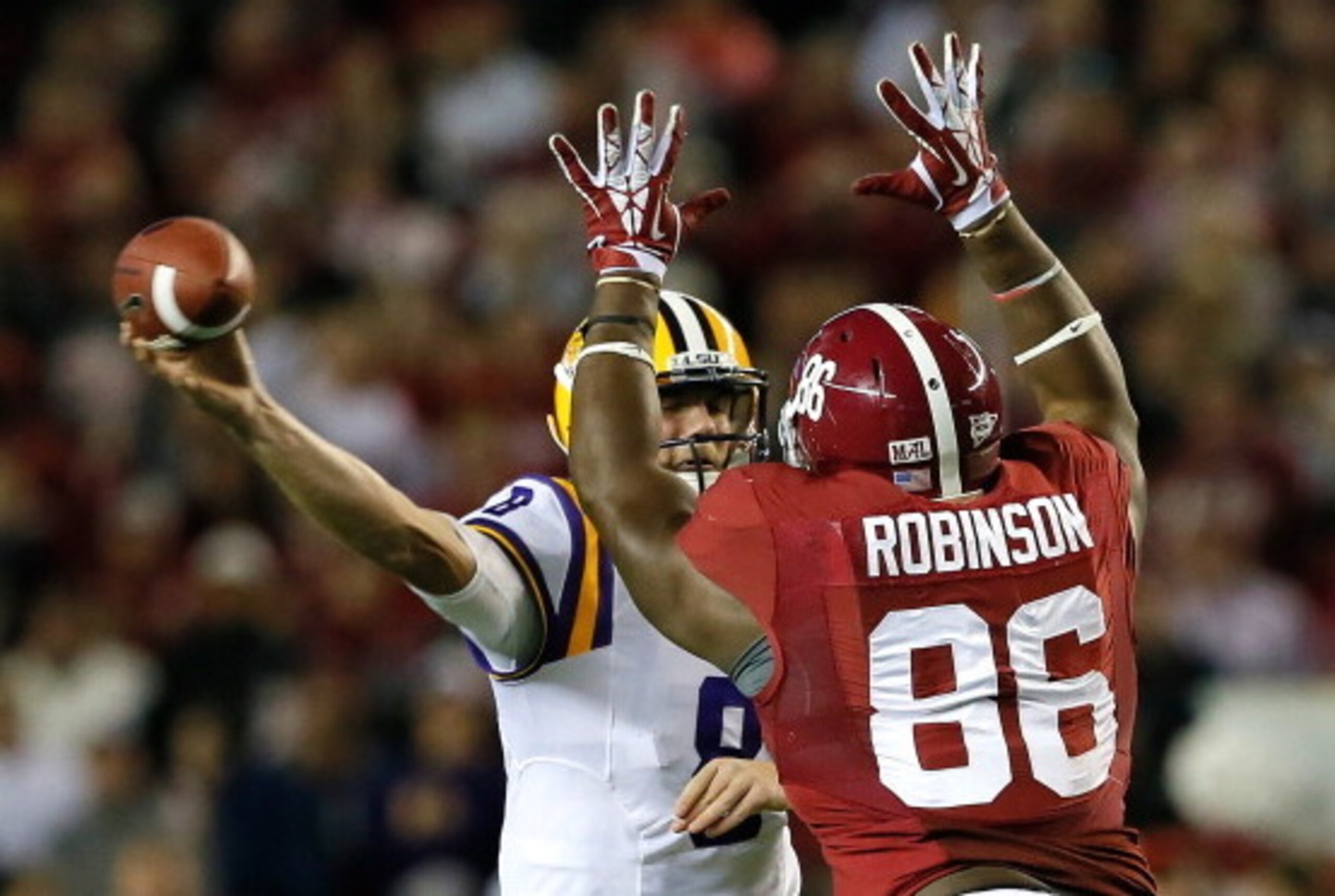 Alabama's defensive front seven figures to hold the key to the Crimson Tide's chances against LSU.