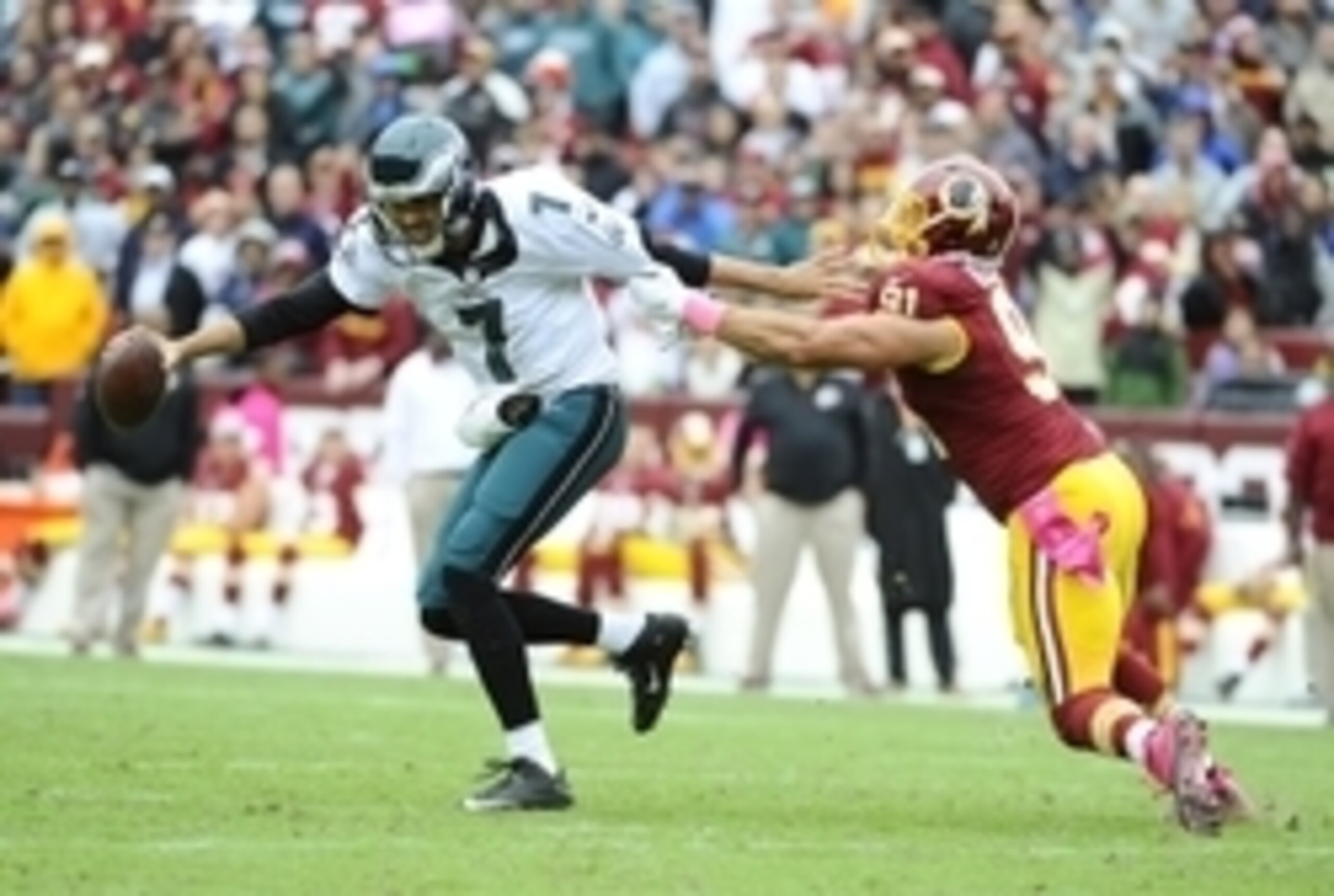 To slow Brady and company, Washington will need a strong outing from its pass rush.