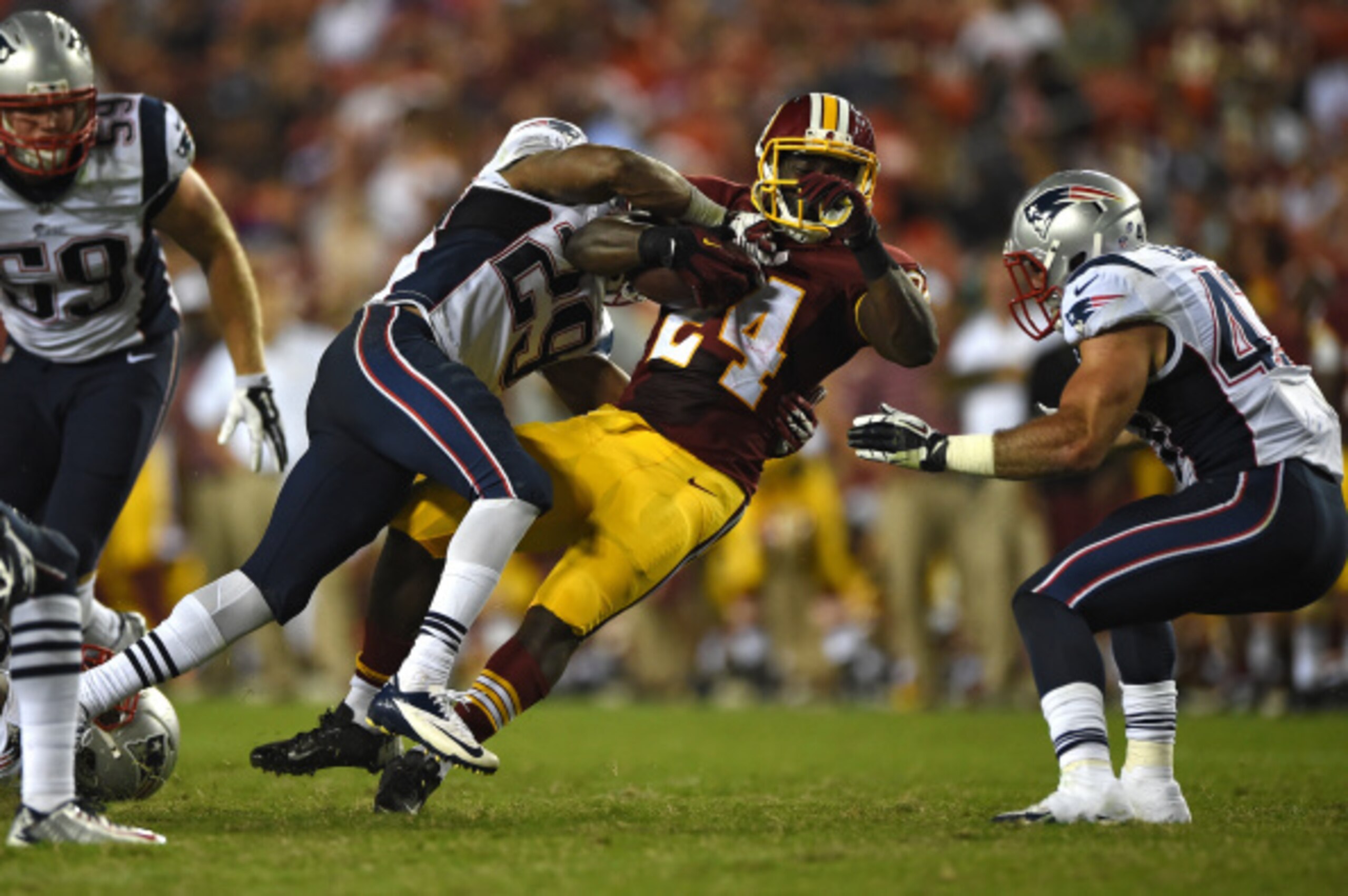 New England will add to Washington's road woes and exit Week 9 unscathed.