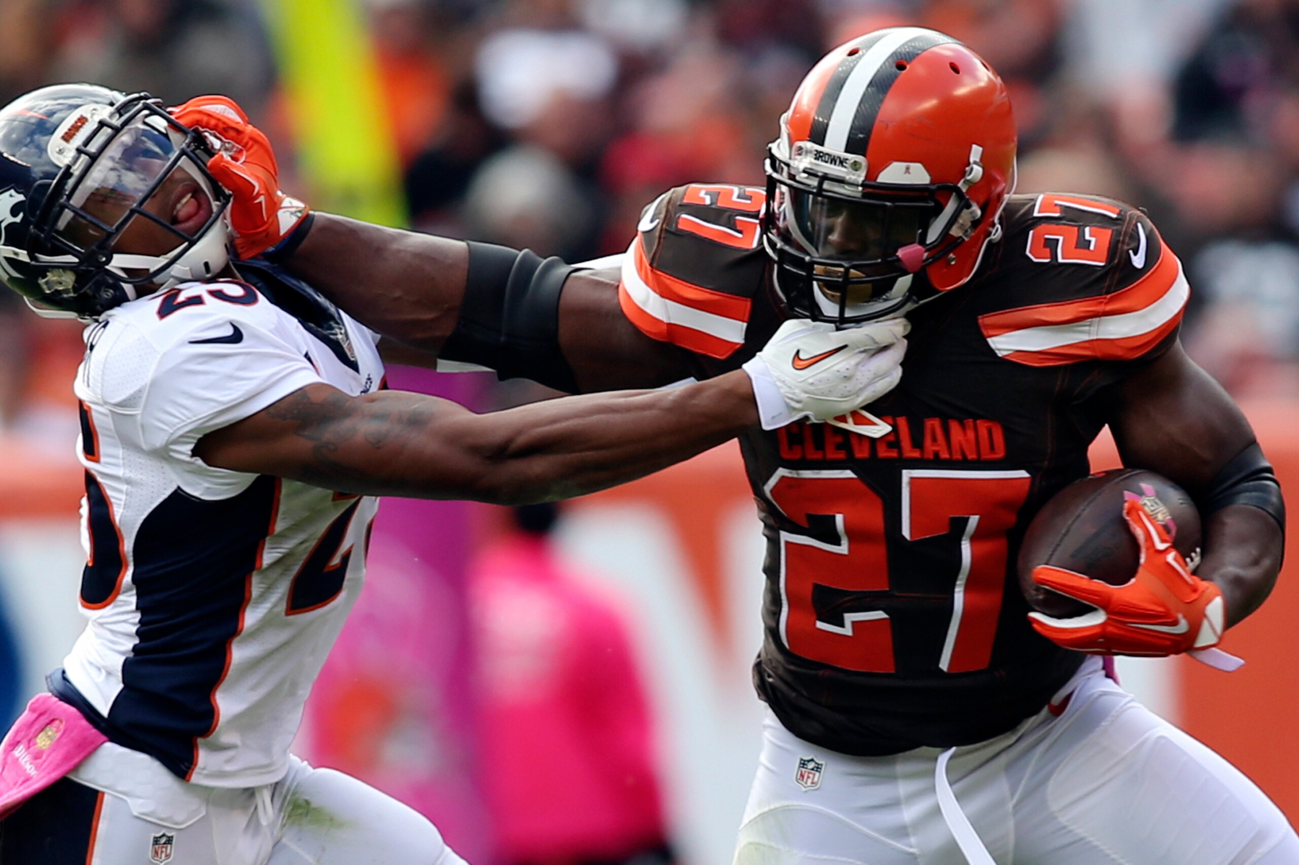 Is Browns running back Robert Turbin trending upward this week?