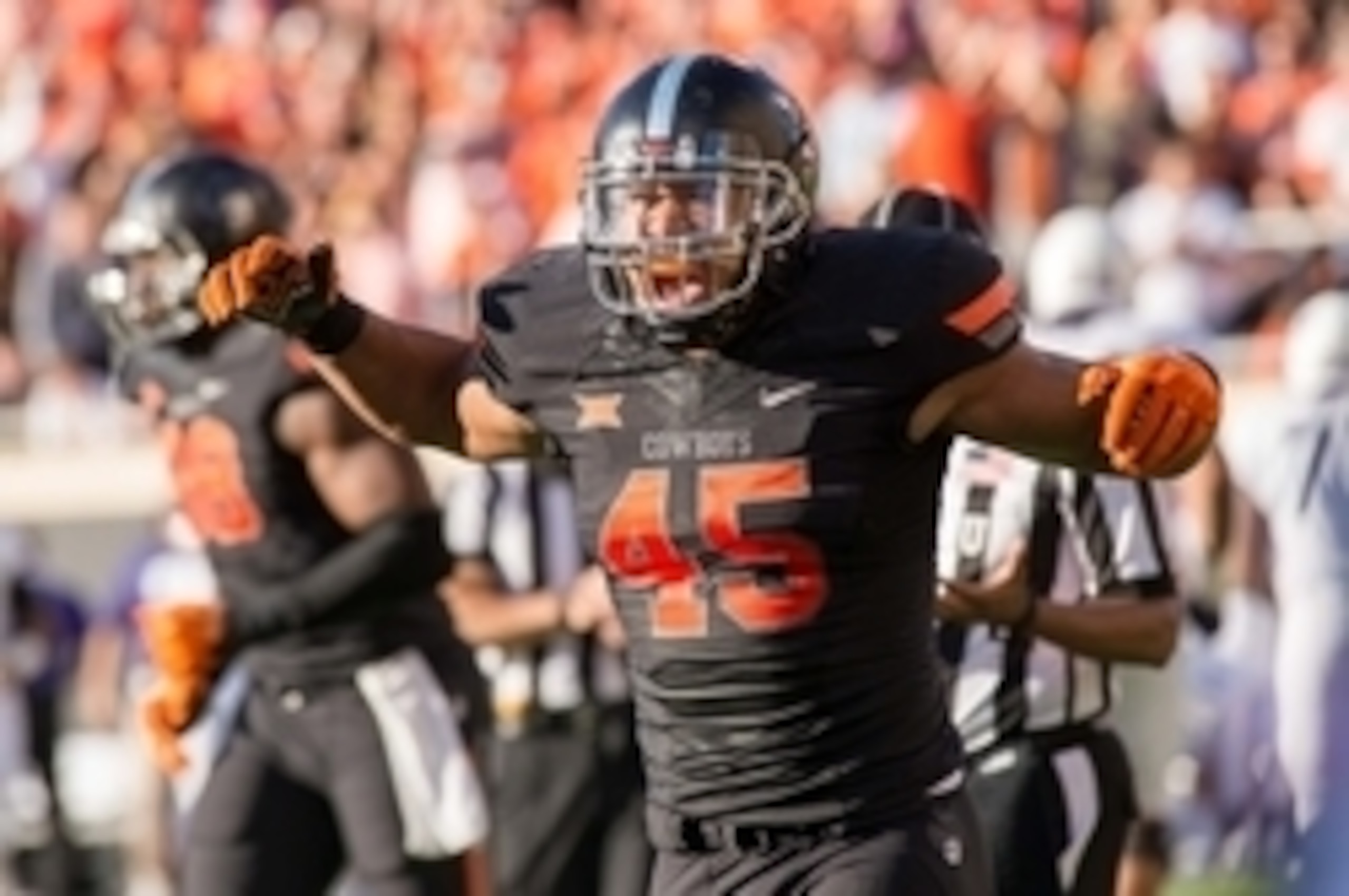 Oklahoma State LB Chad Whitener Oklahoma State LB Chad Whitener