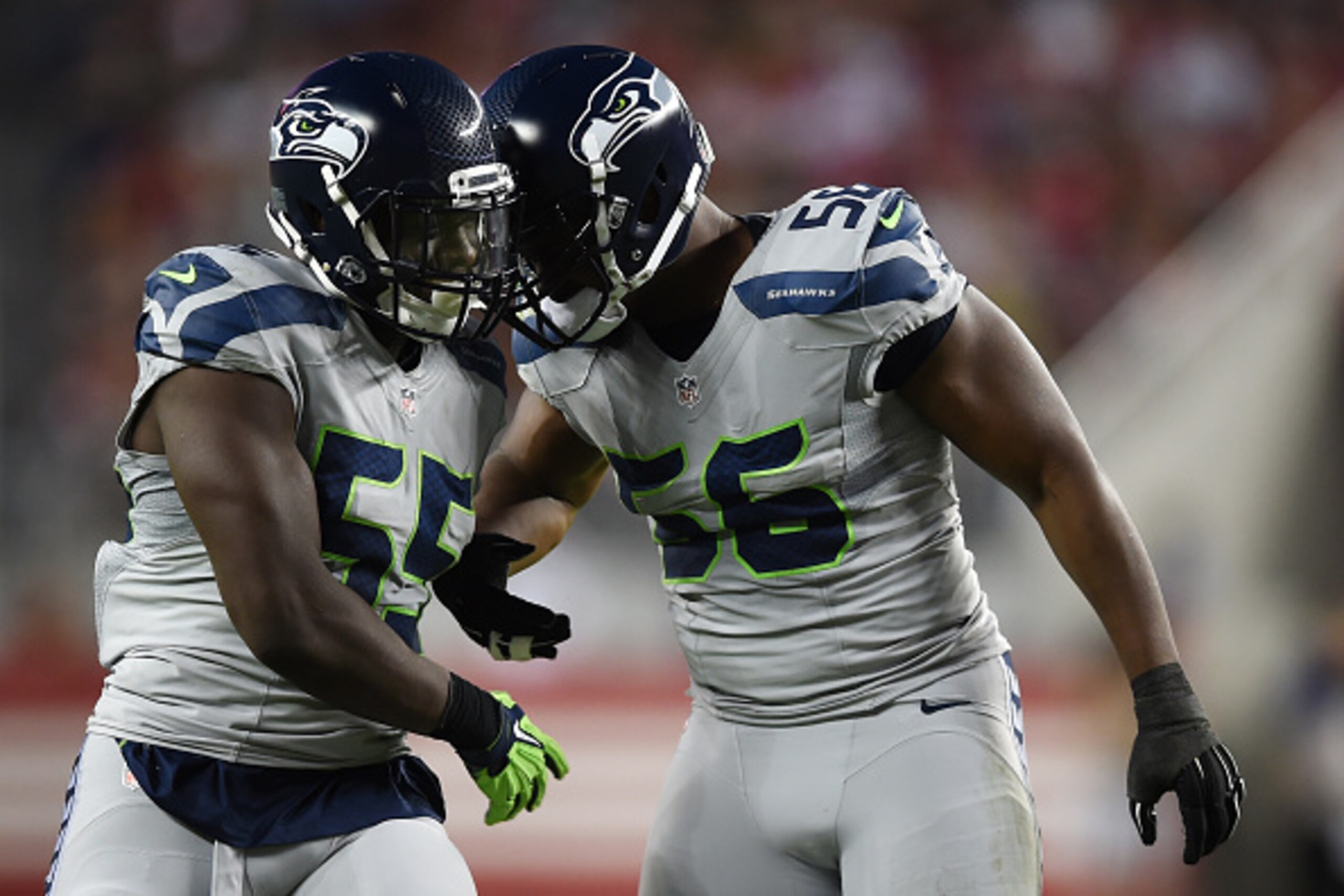 Frank Clark (left) and Cliff Avril