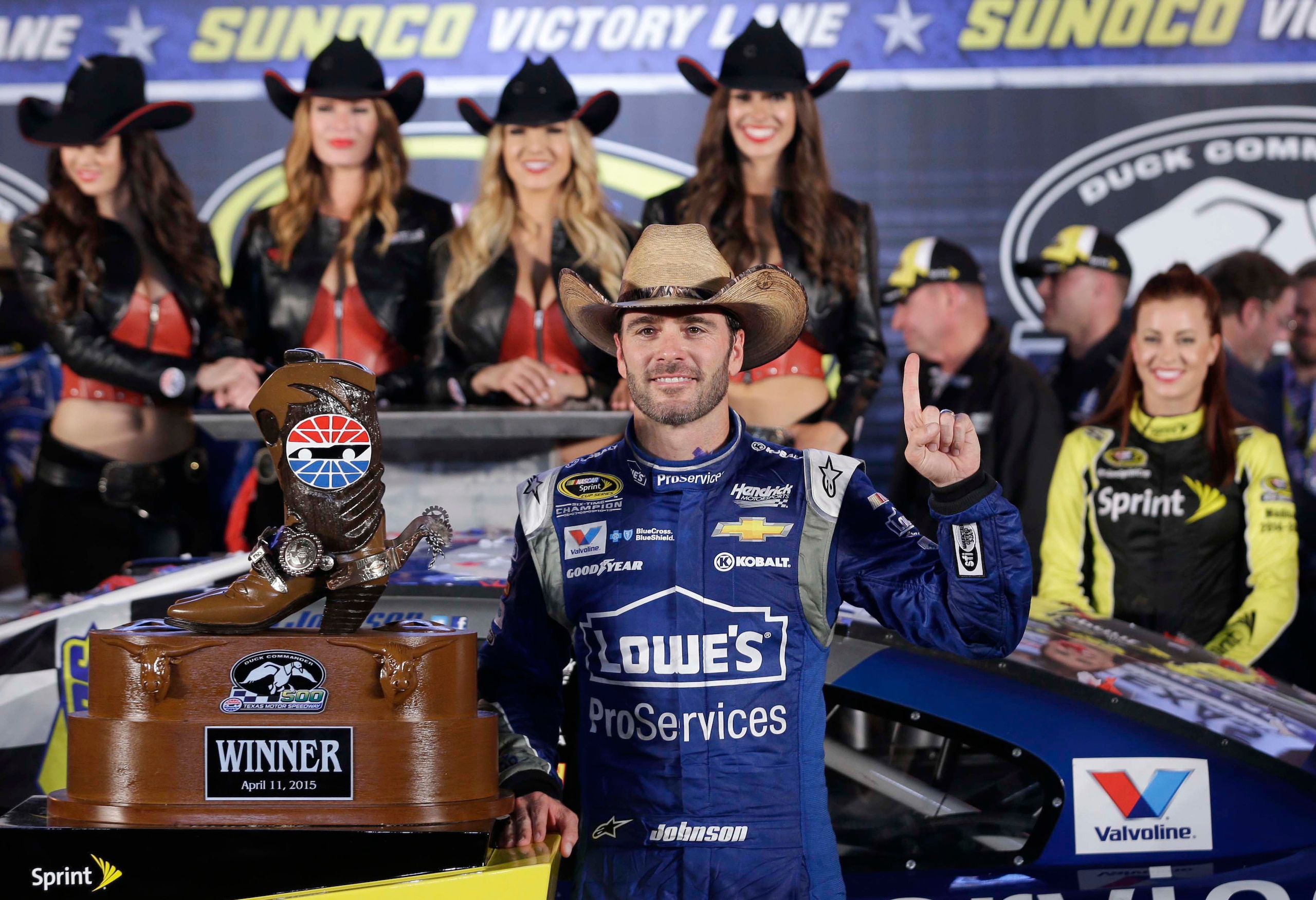 Jimmie Johnson is the winningest Sprint Cup driver in Texas Motor Speedway with five wins.