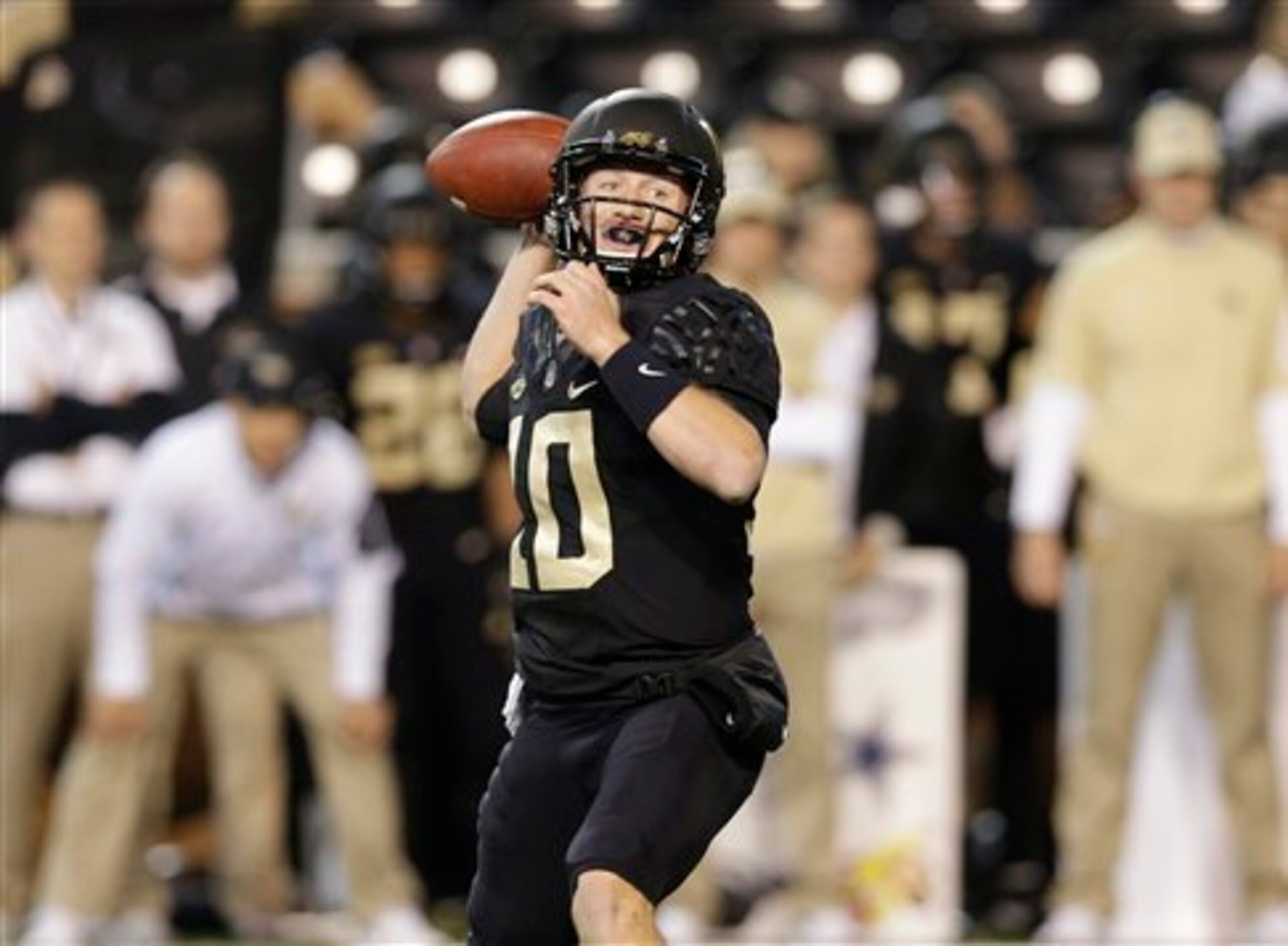 Quarterback John Wolford