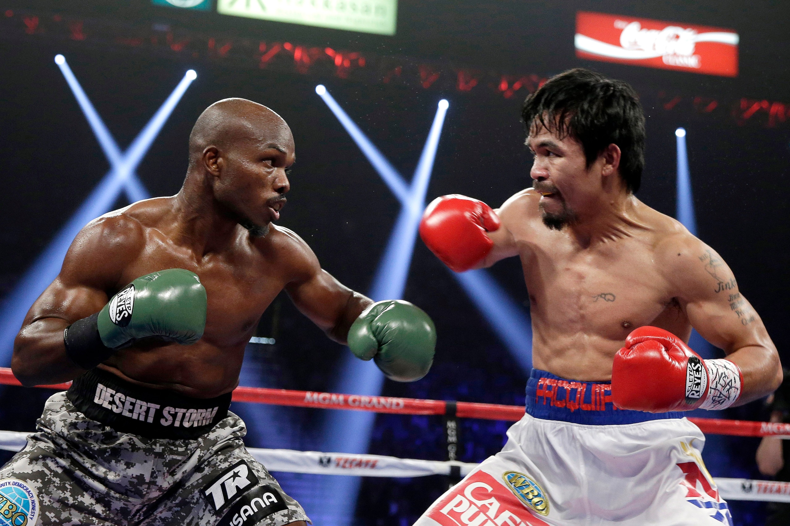 Are Bradley and Pacquiao on the way up or down?