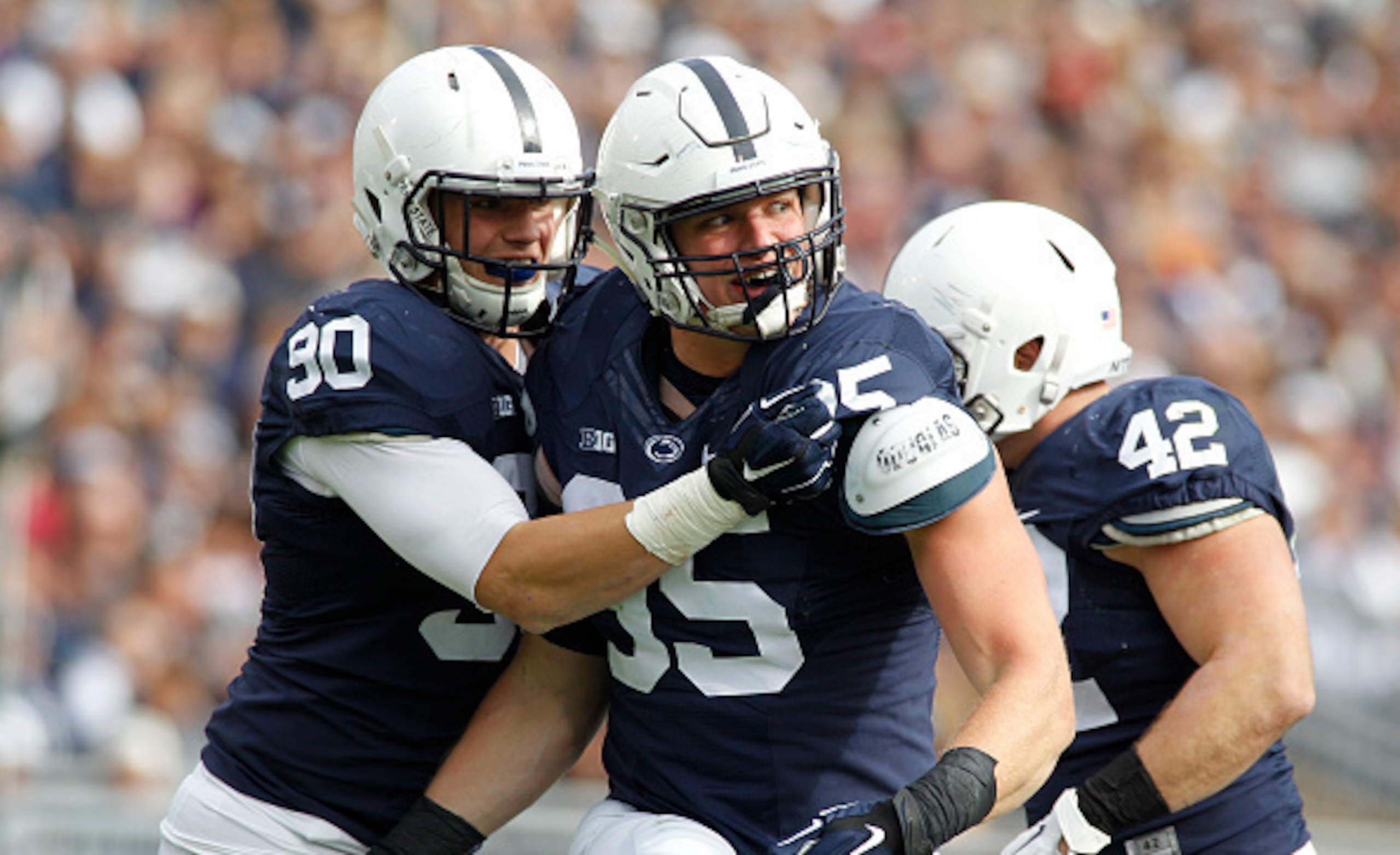 Nassib (middle) pictured from last week
